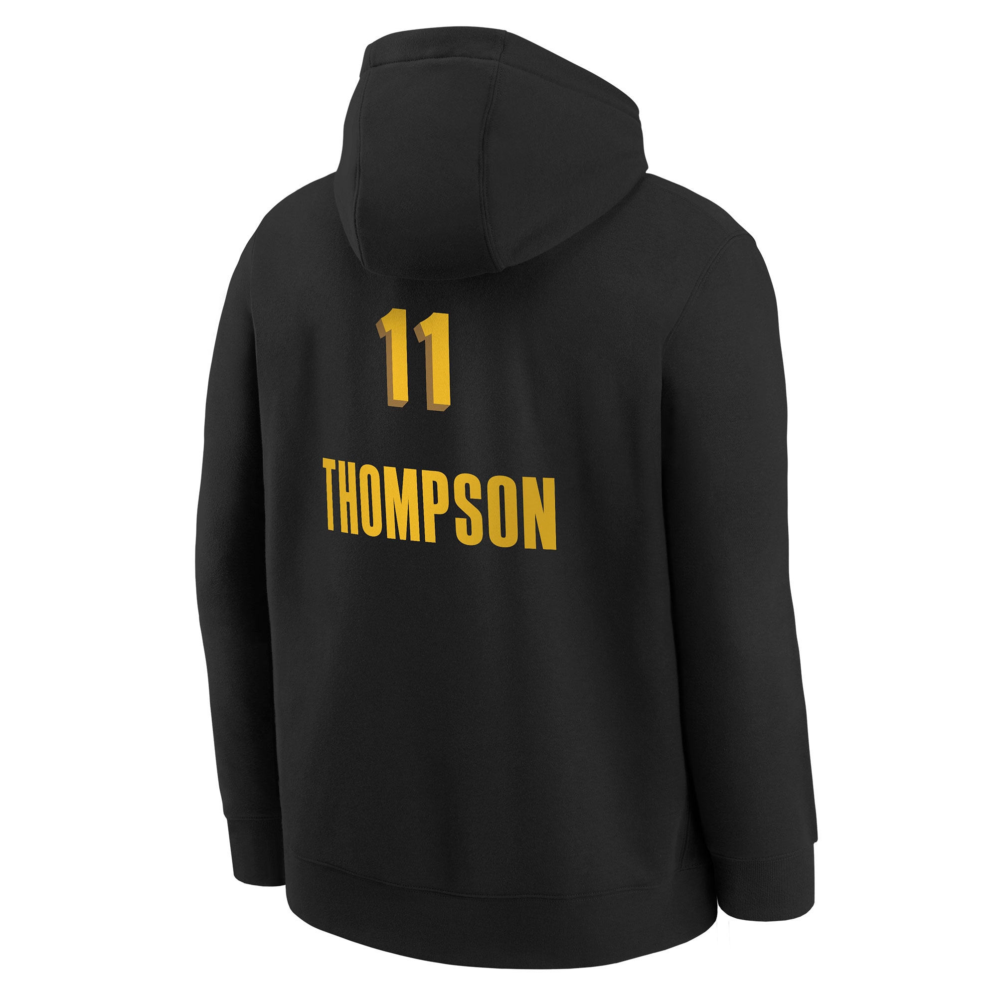 Youth Golden State Warriors Klay Thompson  Black 2023/24 City Edition Name & Number Pullover Hoodie
