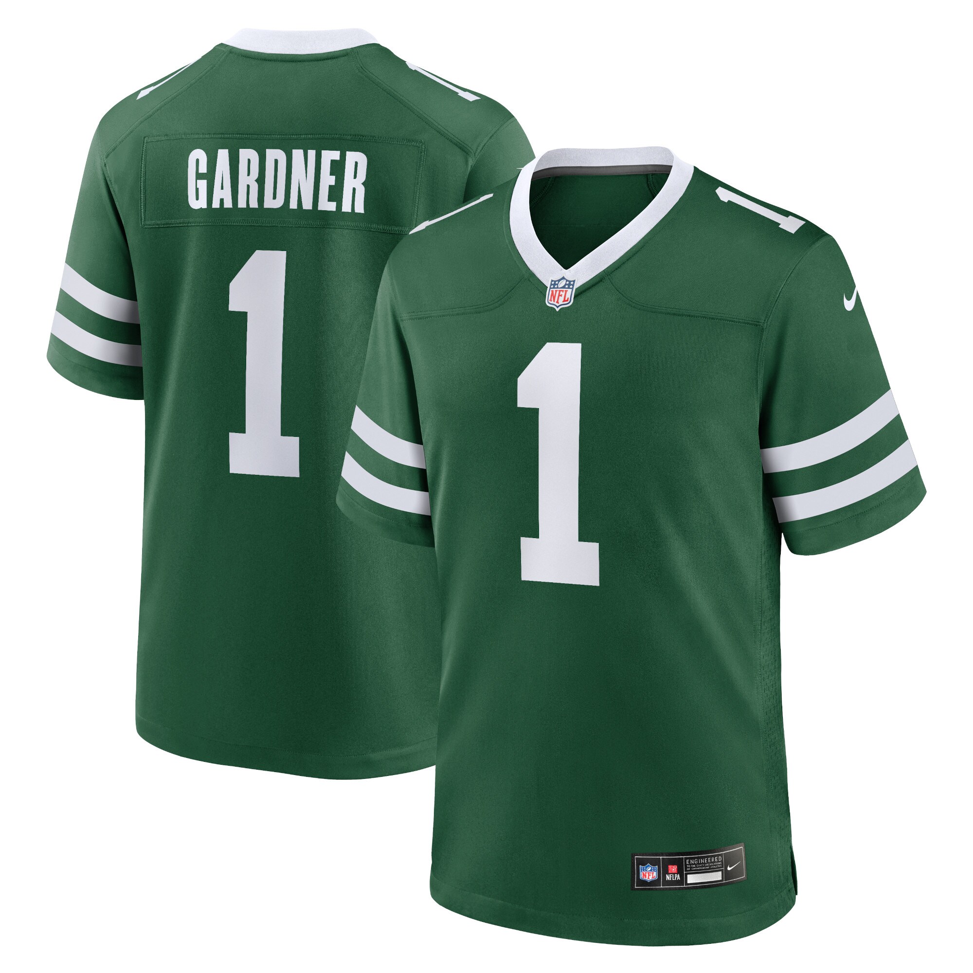 Ahmad Sauce Gardner New York Jets Alternate Game Jersey - Legacy Black