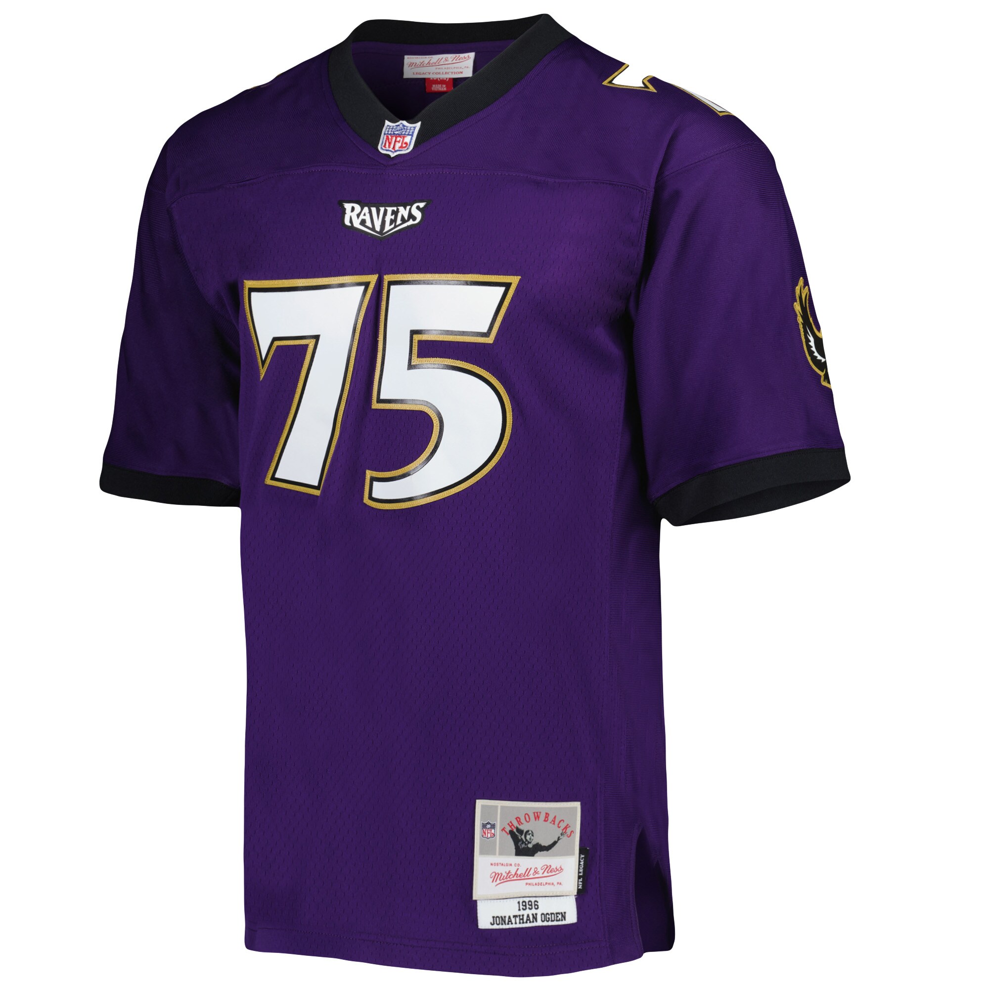 Jonathan Ogden Baltimore Ravens Legacy Replica Jersey - Purple