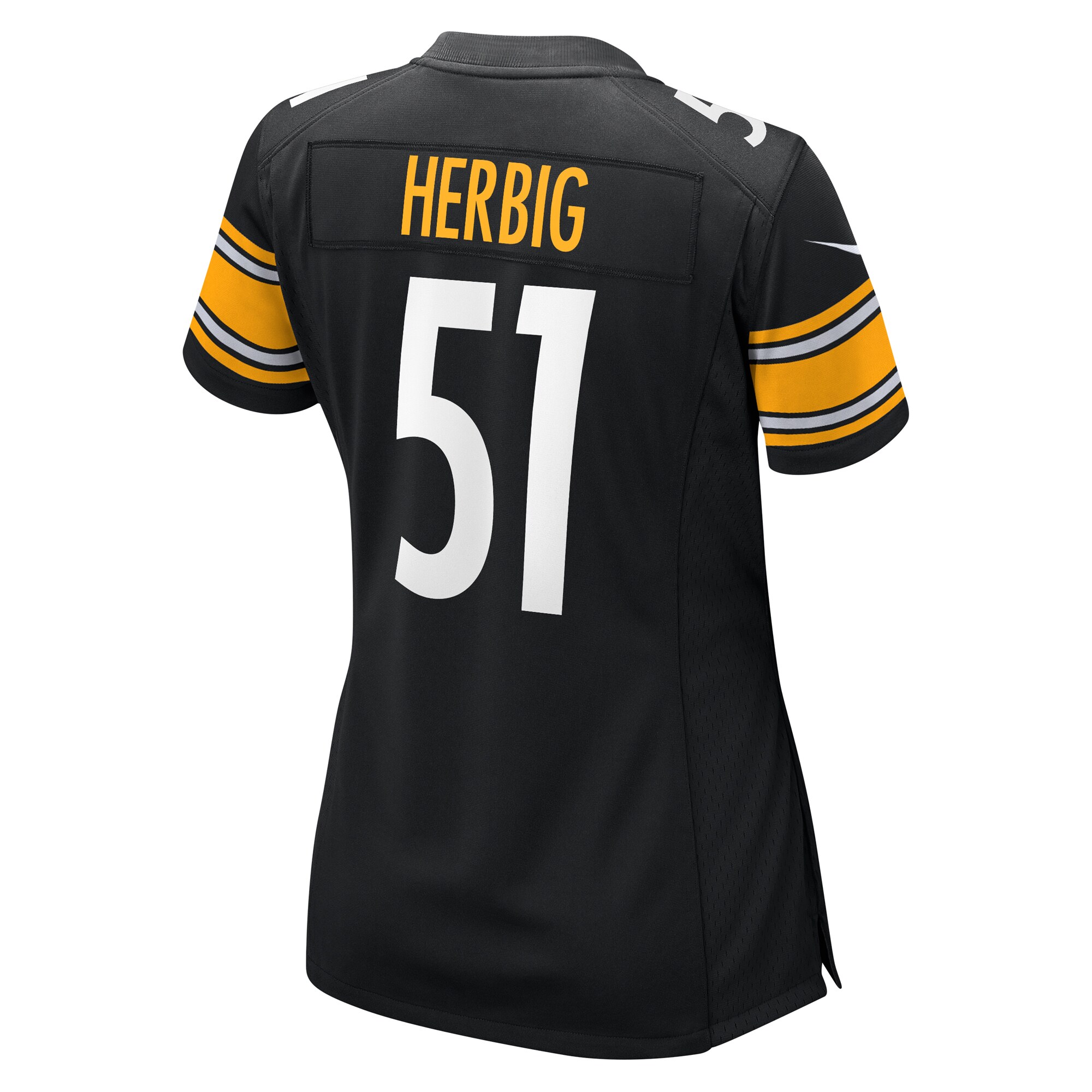 Nick Herbig Pittsburgh Steelers Women's  Game Jersey -  Black