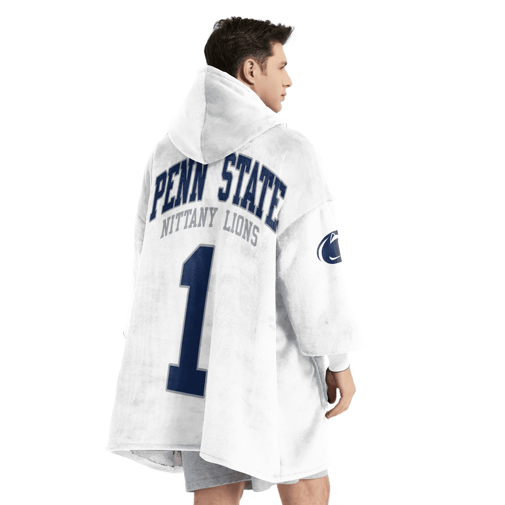 Adult 1 Penn State Football Unisex Blanket Hoodie