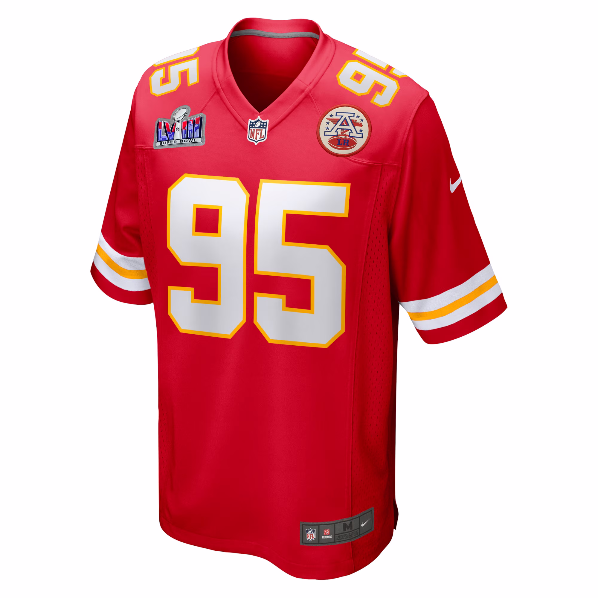 Chris Jones Kansas City Chiefs  2023 Super Bowl LVIII Game Jersey - Red