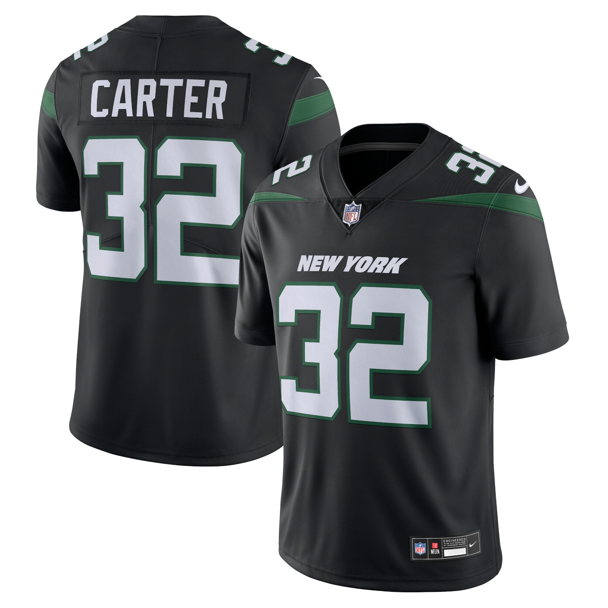 Michael Carter New York Jets  Vapor Untouchable Limited Jersey - Black