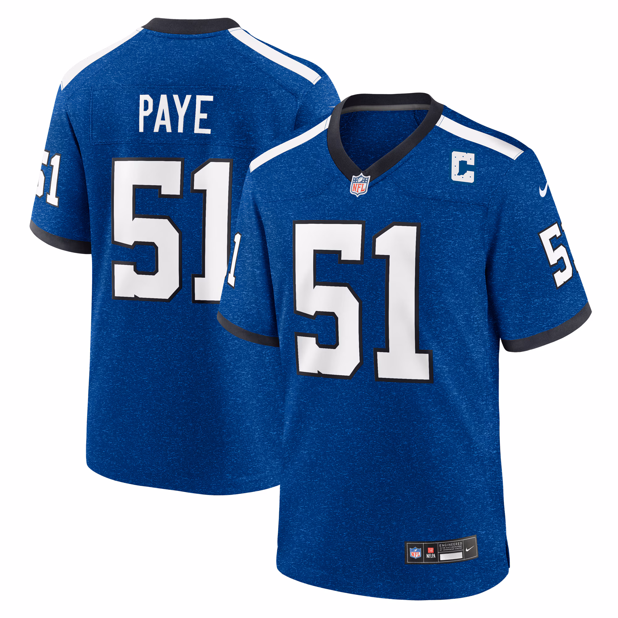 Kwity Paye Indianapolis Colts Indiana Nights Alternate Game Jersey - Royal