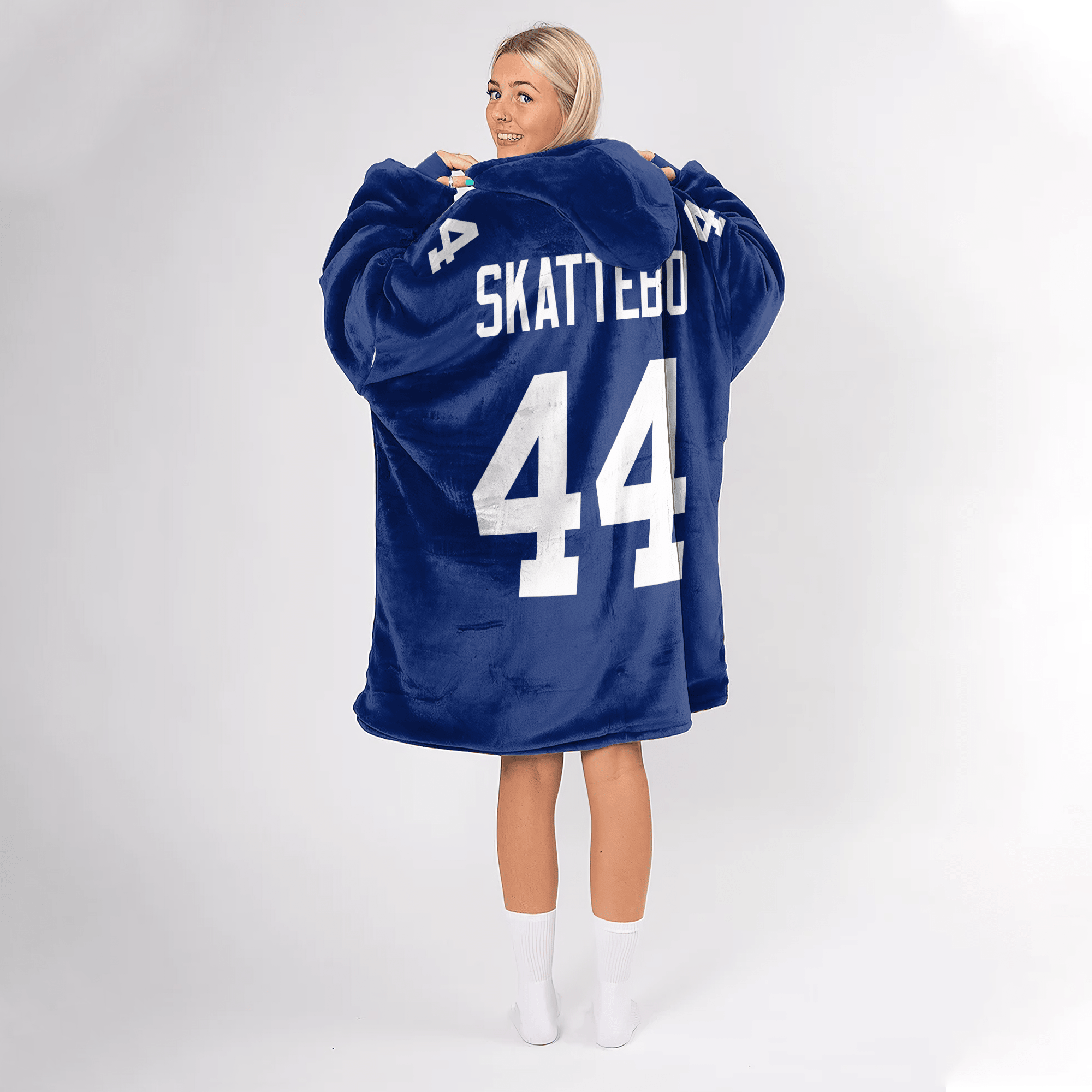 C.S 44 New York G Football Unisex Blanket Hoodie