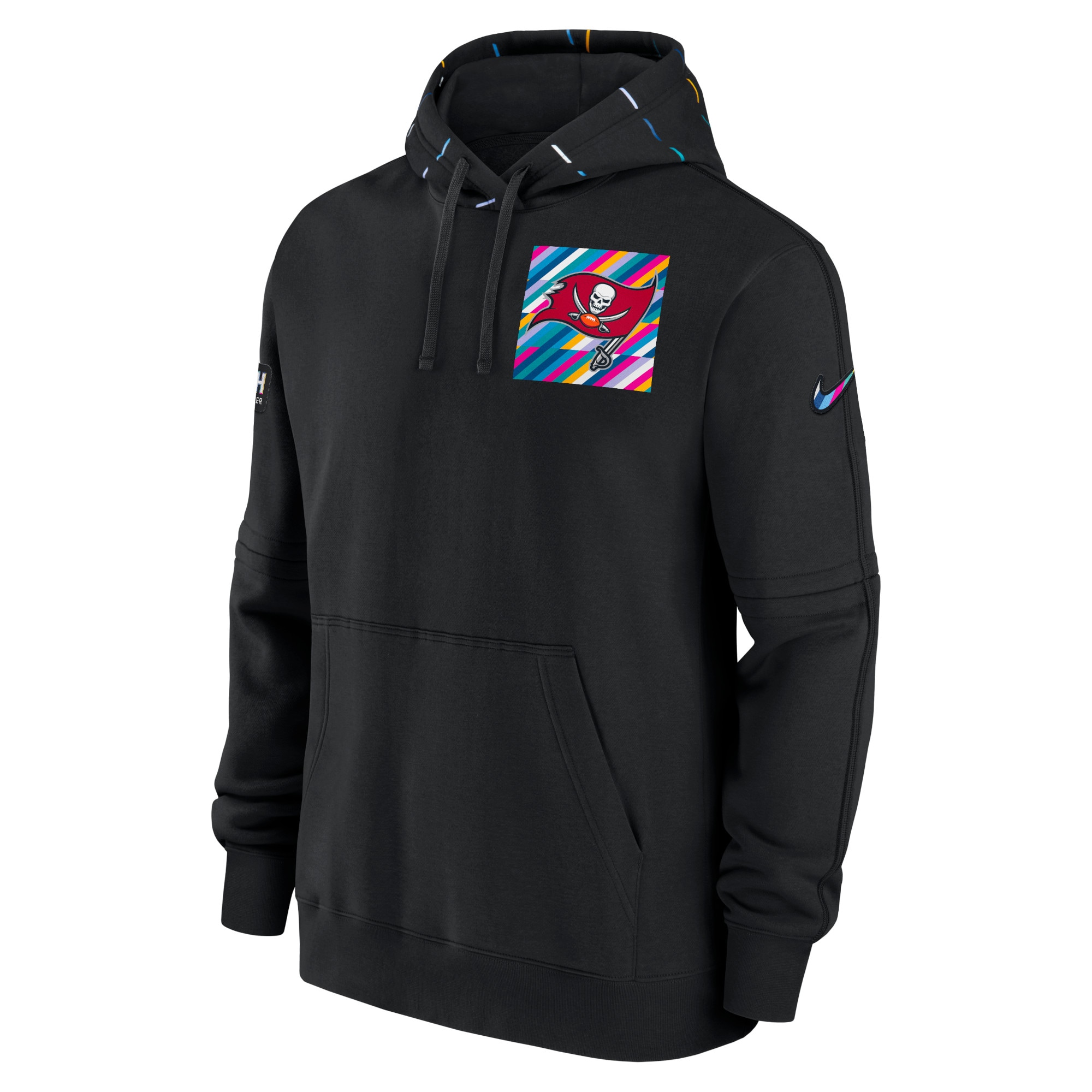 Tampa Bay Buccaneers  2023  Crucial Catch Club Pullover Hoodie - Black