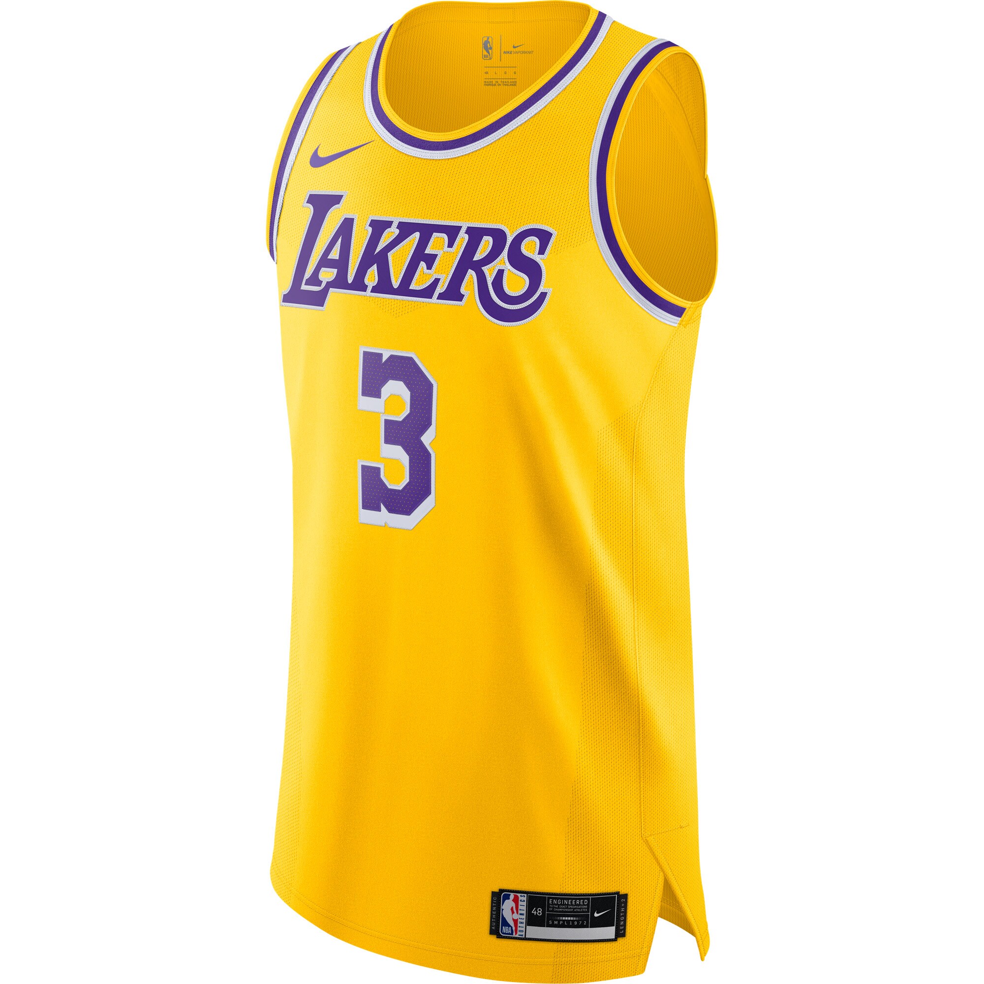 Anthony Davis Los Angeles Lakers 2020/21 Authentic Jersey - Icon Edition - Gold