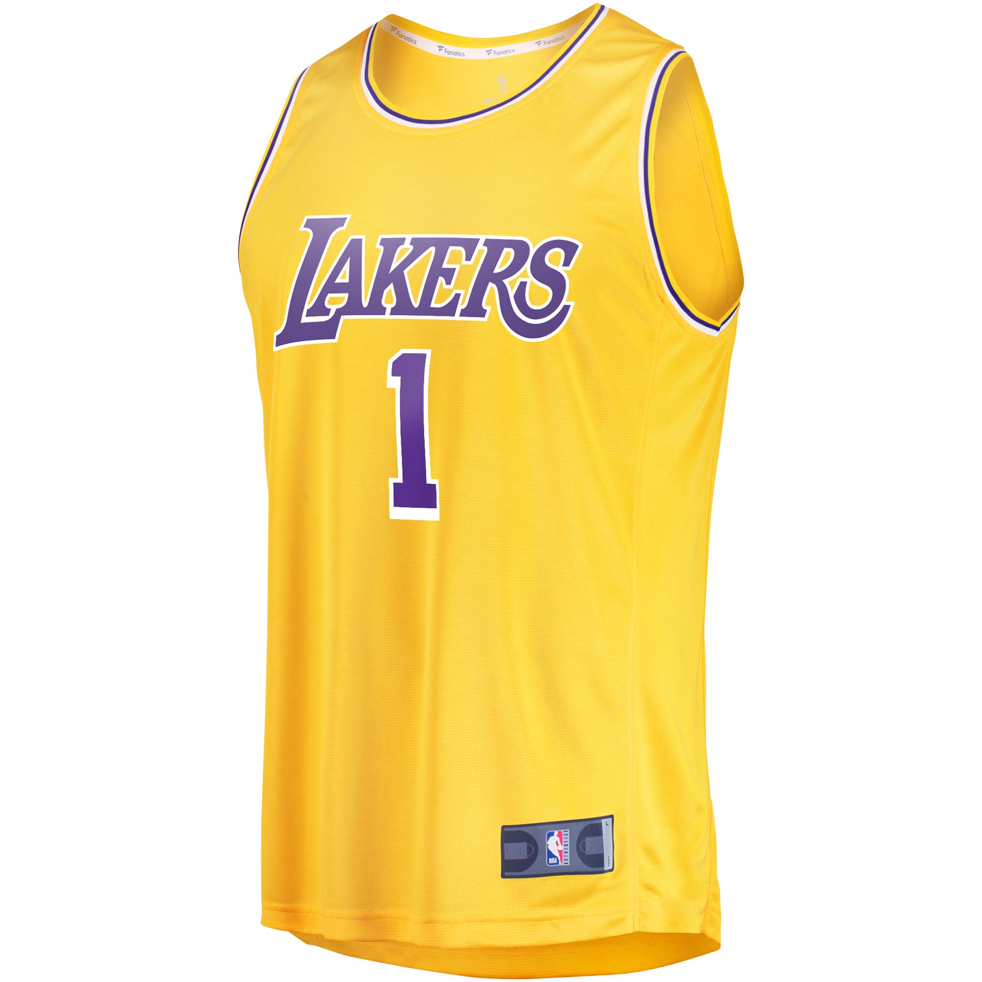 D'Angelo Russell Los Angeles Lakers  Youth Fast Break Player Jersey - Icon Edition - Gold