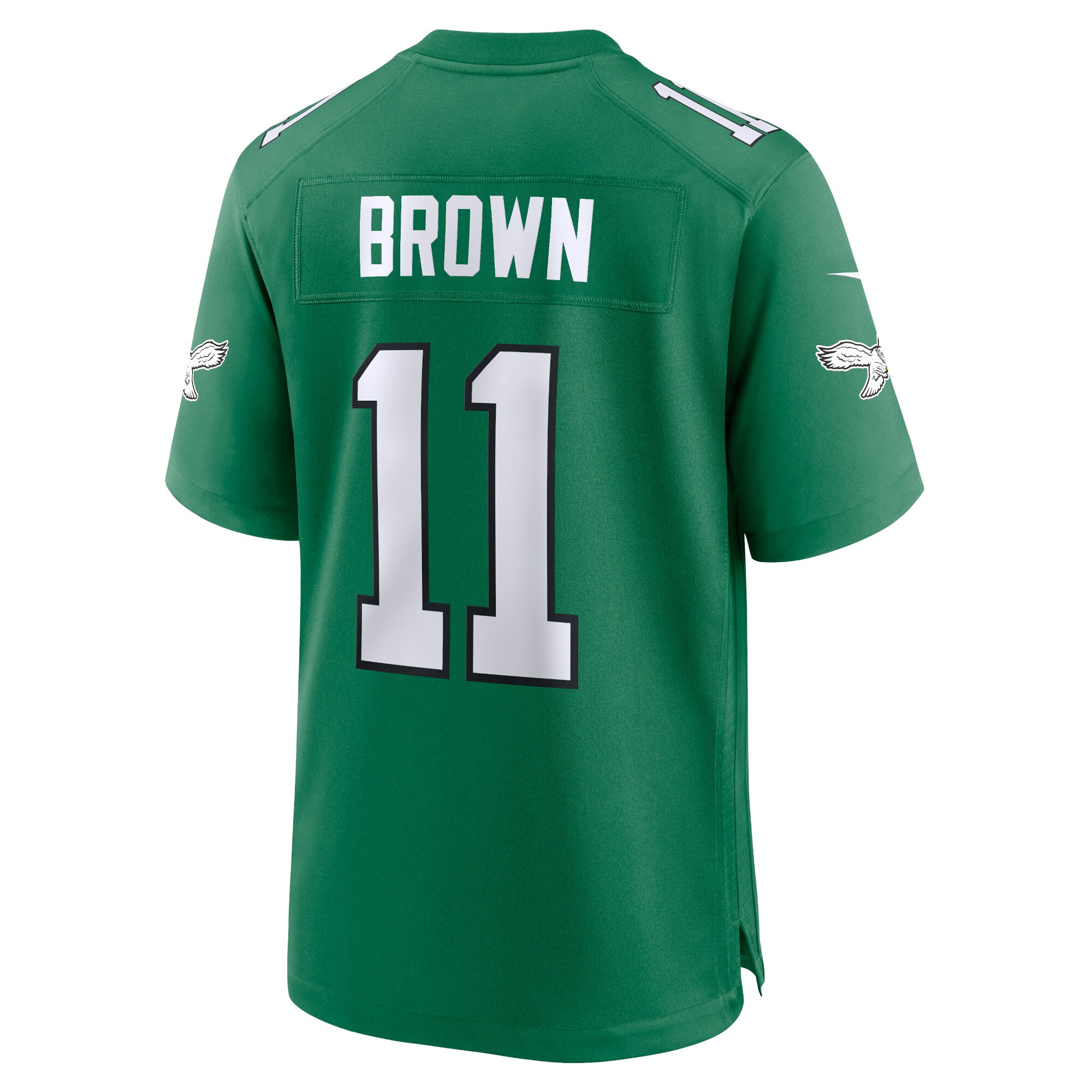 A.J. Brown Philadelphia Eagles #11 Alternate Game Player Jersey - Kelly Green