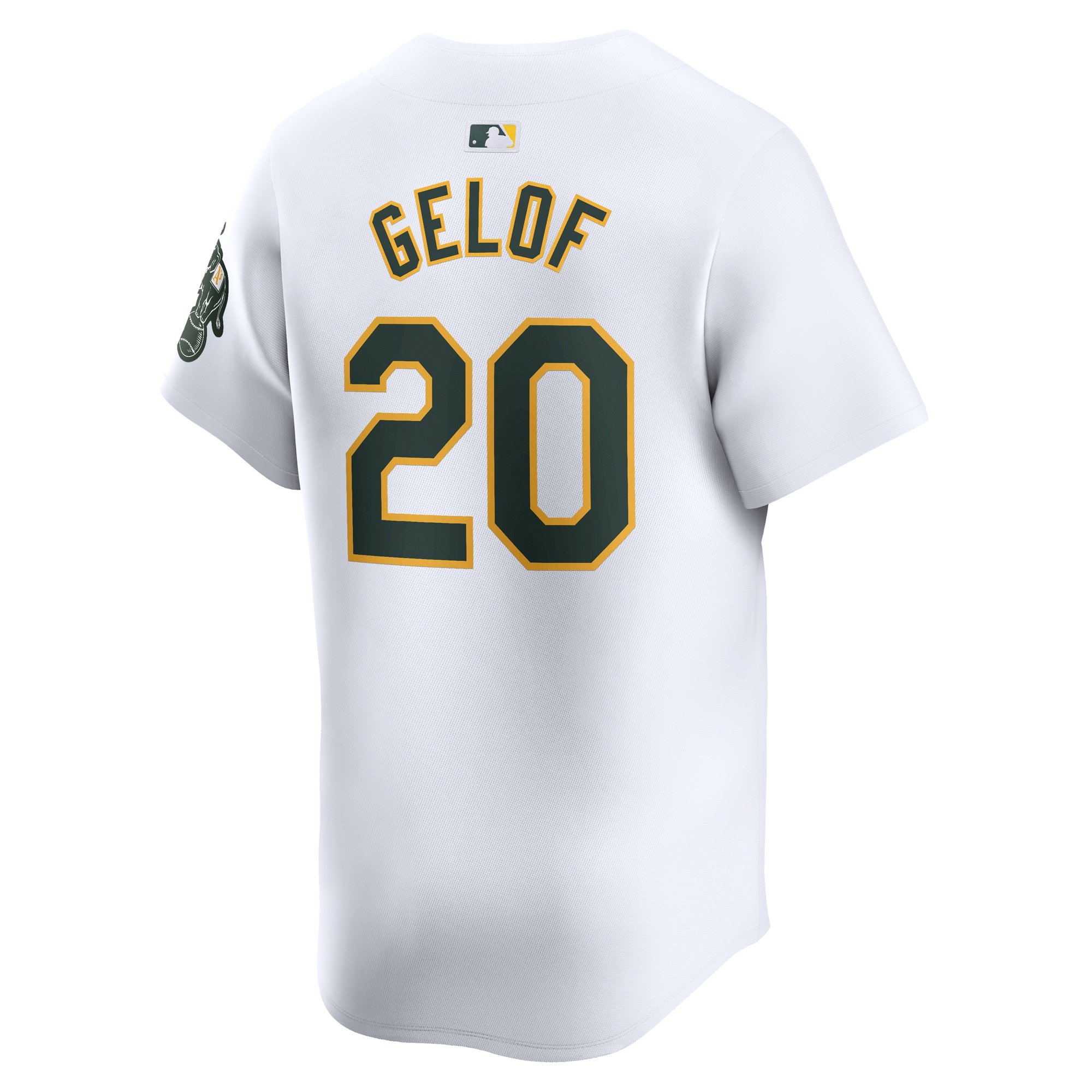 Men's Oakland Athletics Zack Gelof  White Home Limited Player Jersey