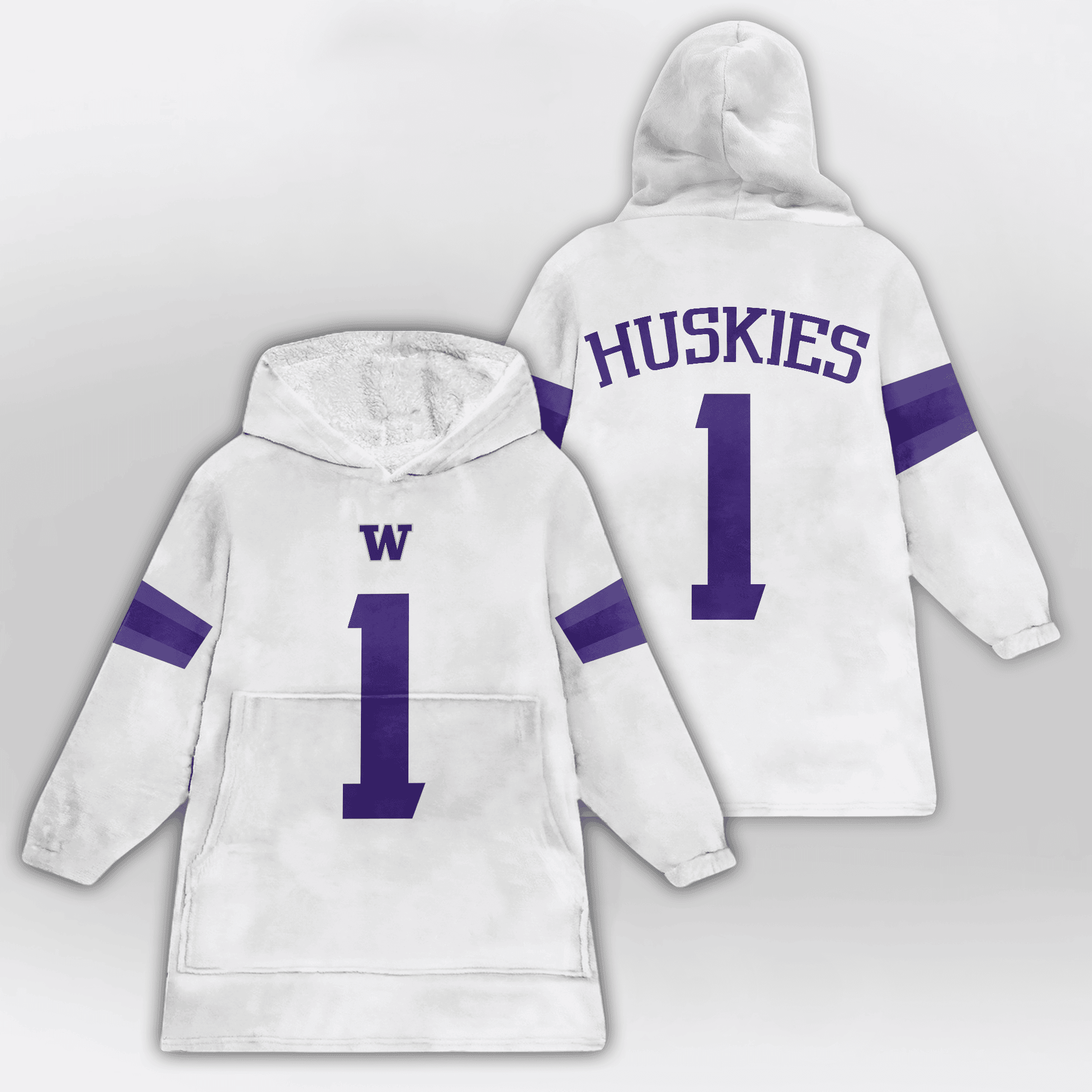 Adult 1 Washington Football Unisex Blanket Hoodie