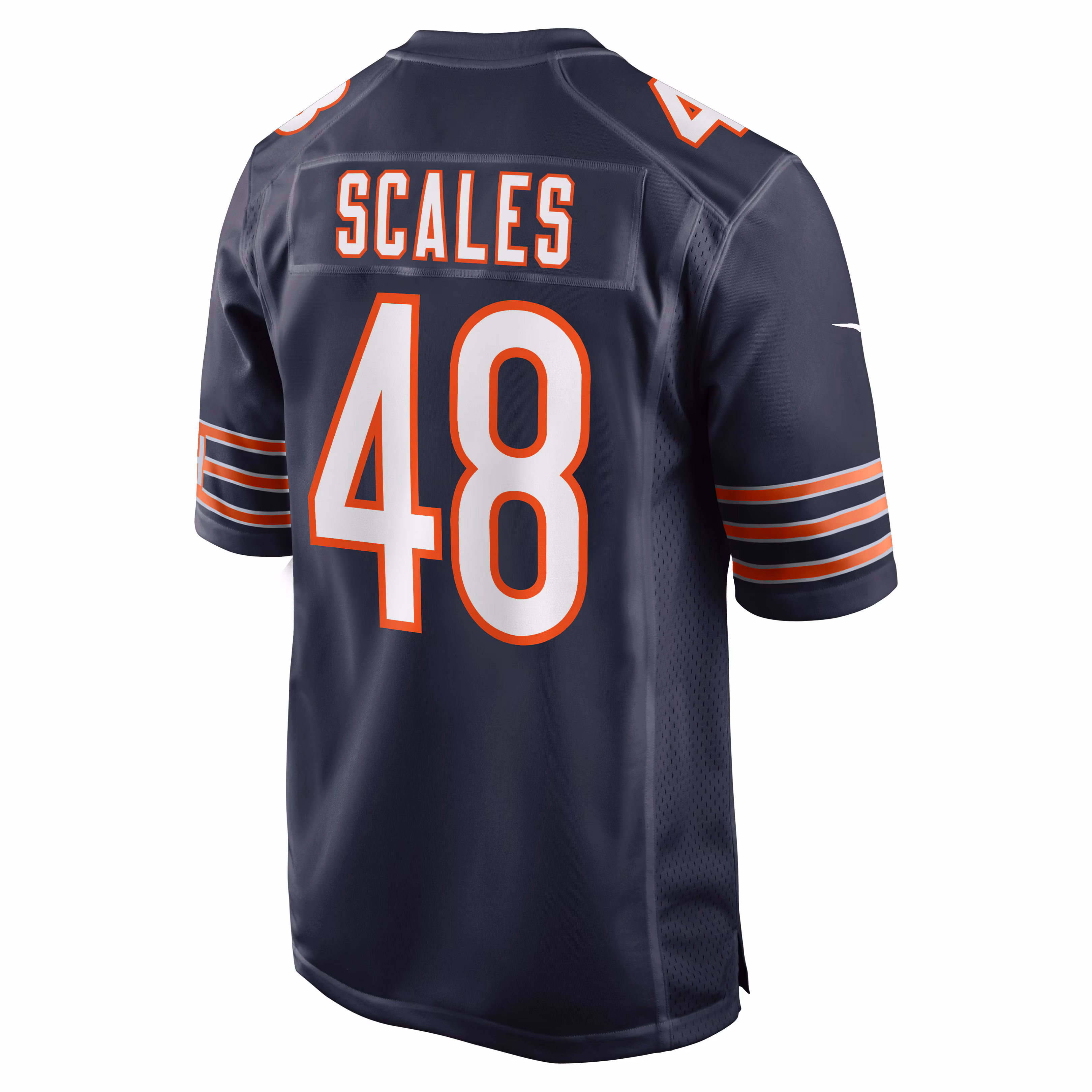Patrick Scales Chicago Bears Game Jersey - Navy