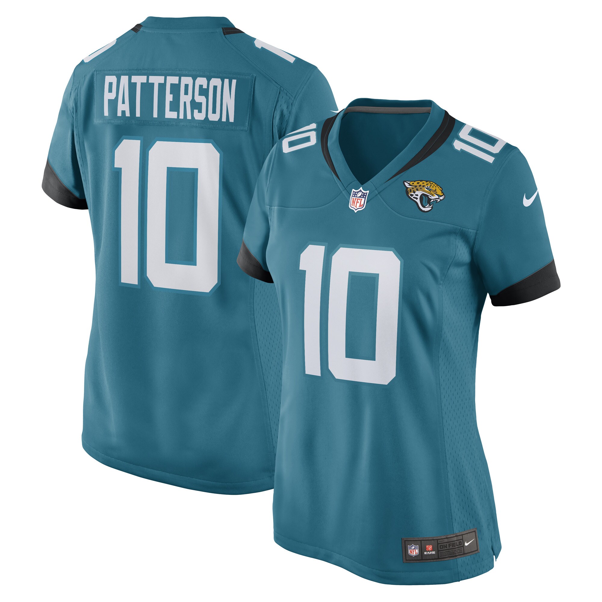 Riley Patterson Jacksonville Jaguars  Women's Game Player Jersey - Teal