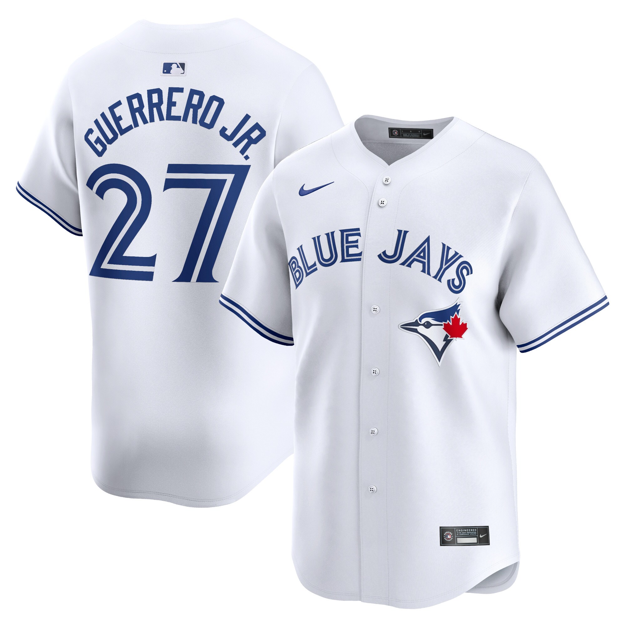 Vladimir Guerrero Jr. #27 Toronto Blue Jays Home Limited Player Jersey - White