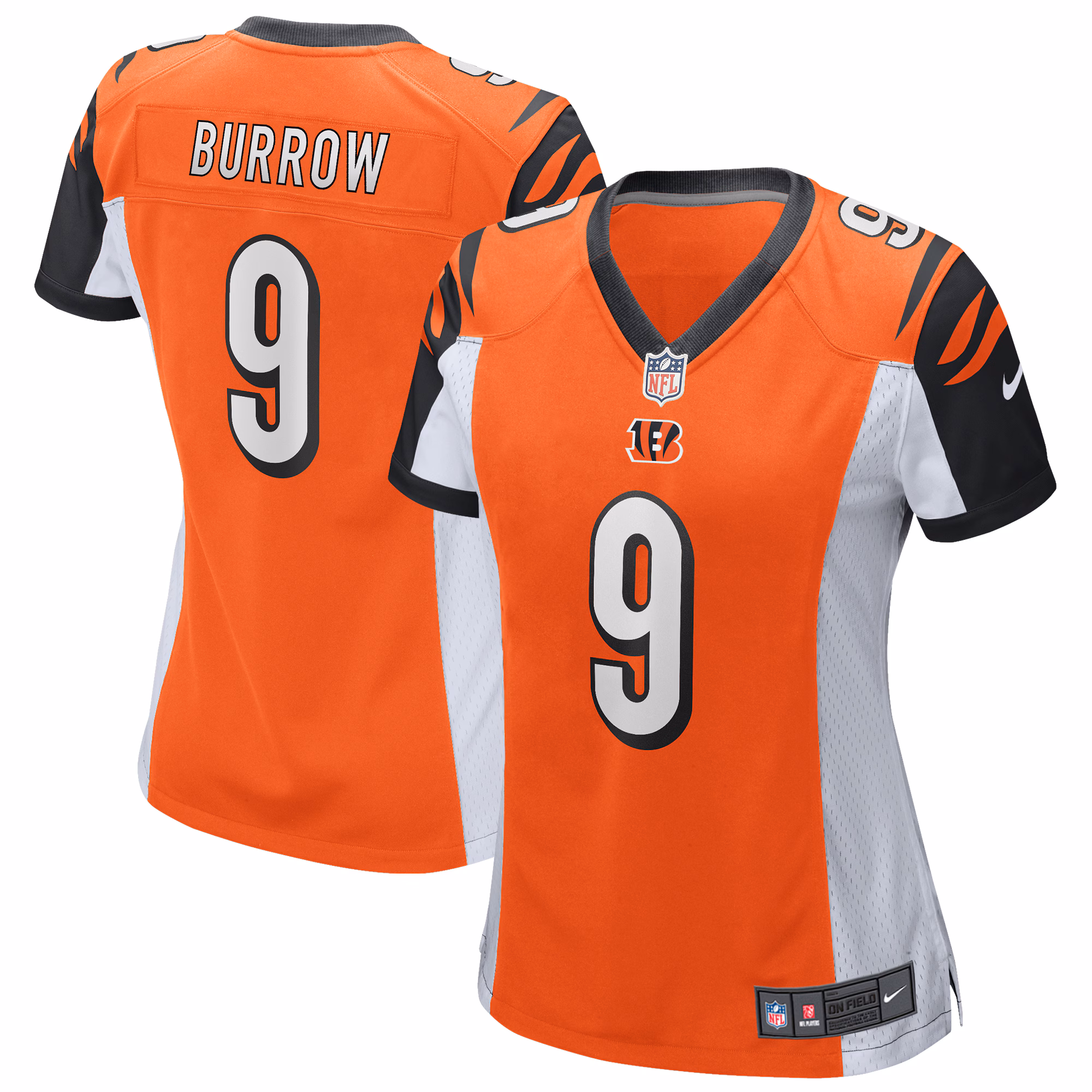 Joe Burrow Cincinnati Bengals Women's Alternate Player Game Jersey - Orange