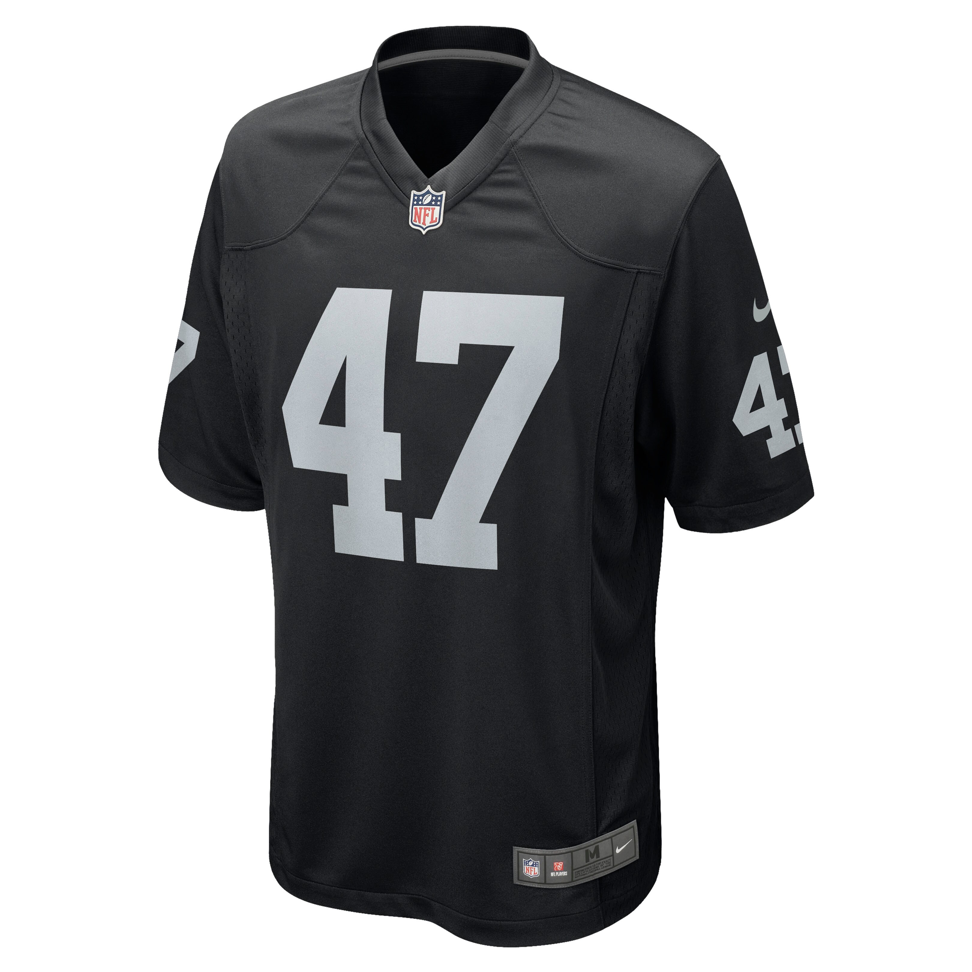 Trent Sieg Las Vegas Raiders  Game Jersey - Black