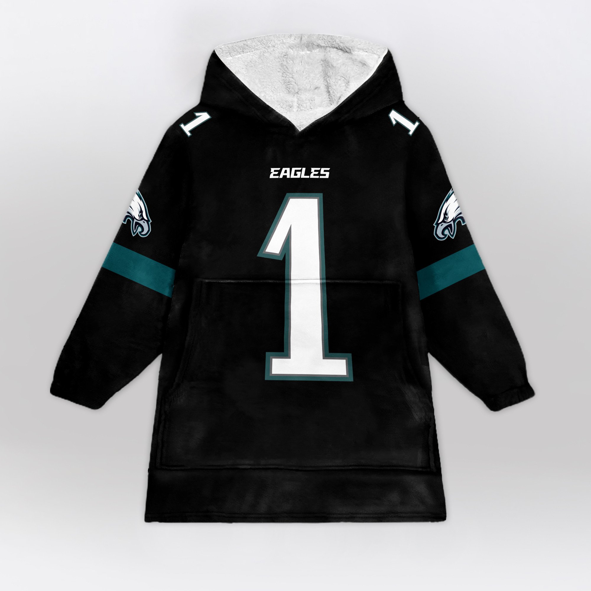 Adult 1 Philadelphia Football Unisex Blanket Hoodie