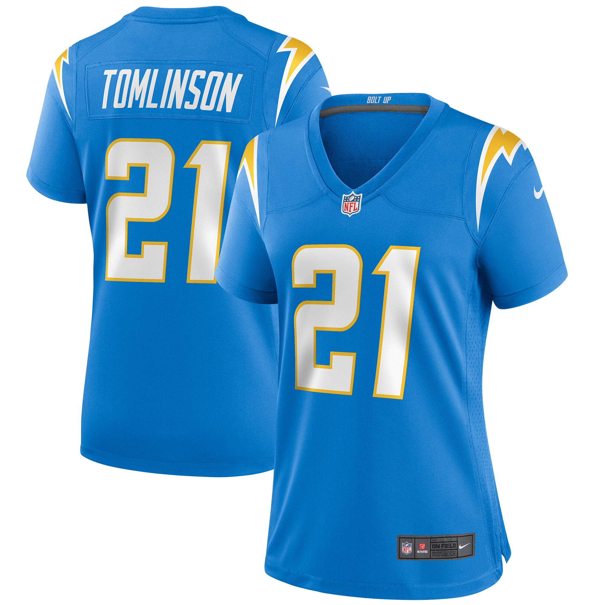LaDainian Tomlinson Los Angeles Chargers Women's Retired Game Jersey - Royal