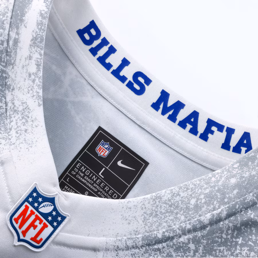 Keon Coleman #0 Buffalo Bills 2025 Rivalries Collection Game Jersey - White