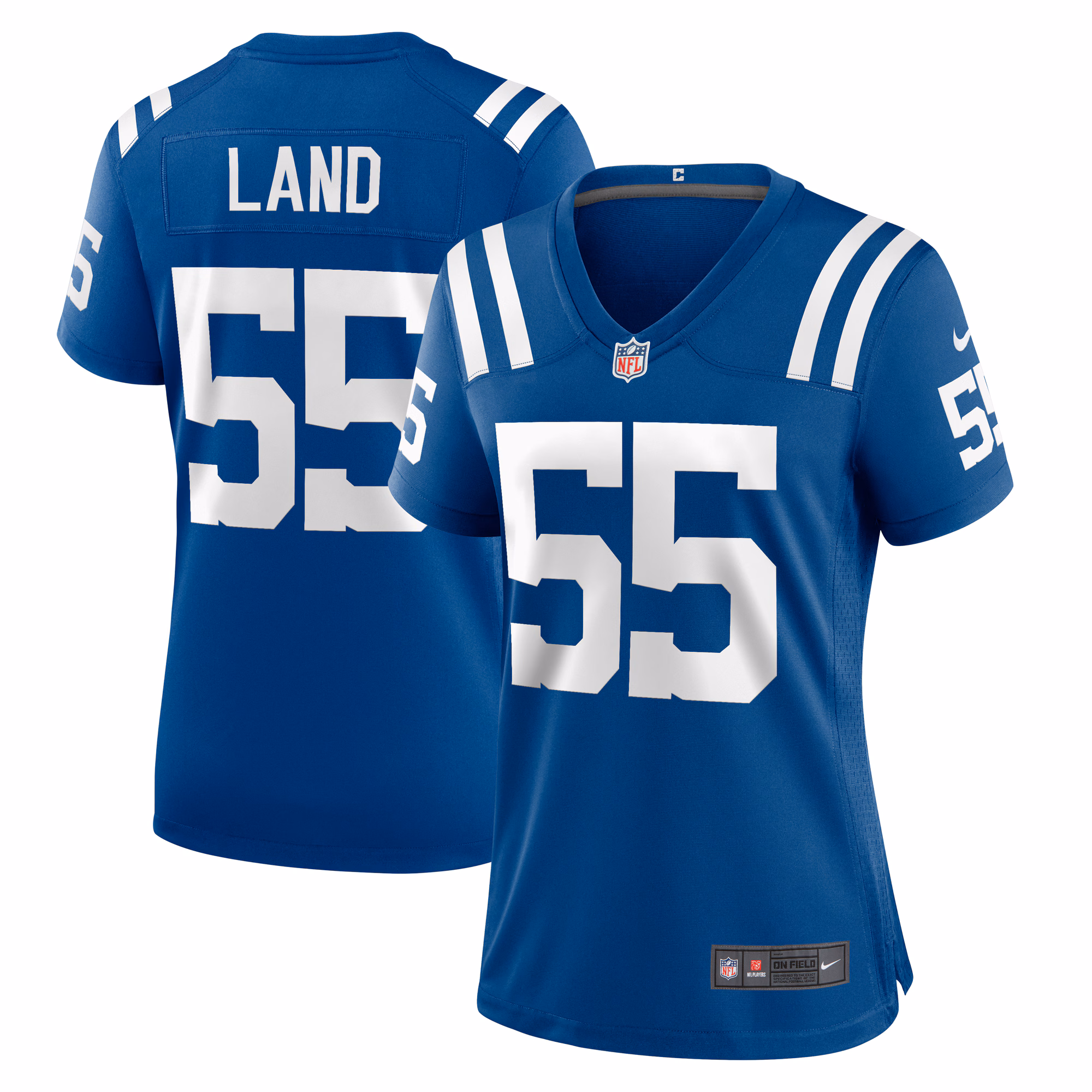 Isaiah Land Indianapolis Colts Women's Team Game Jersey -  Royal