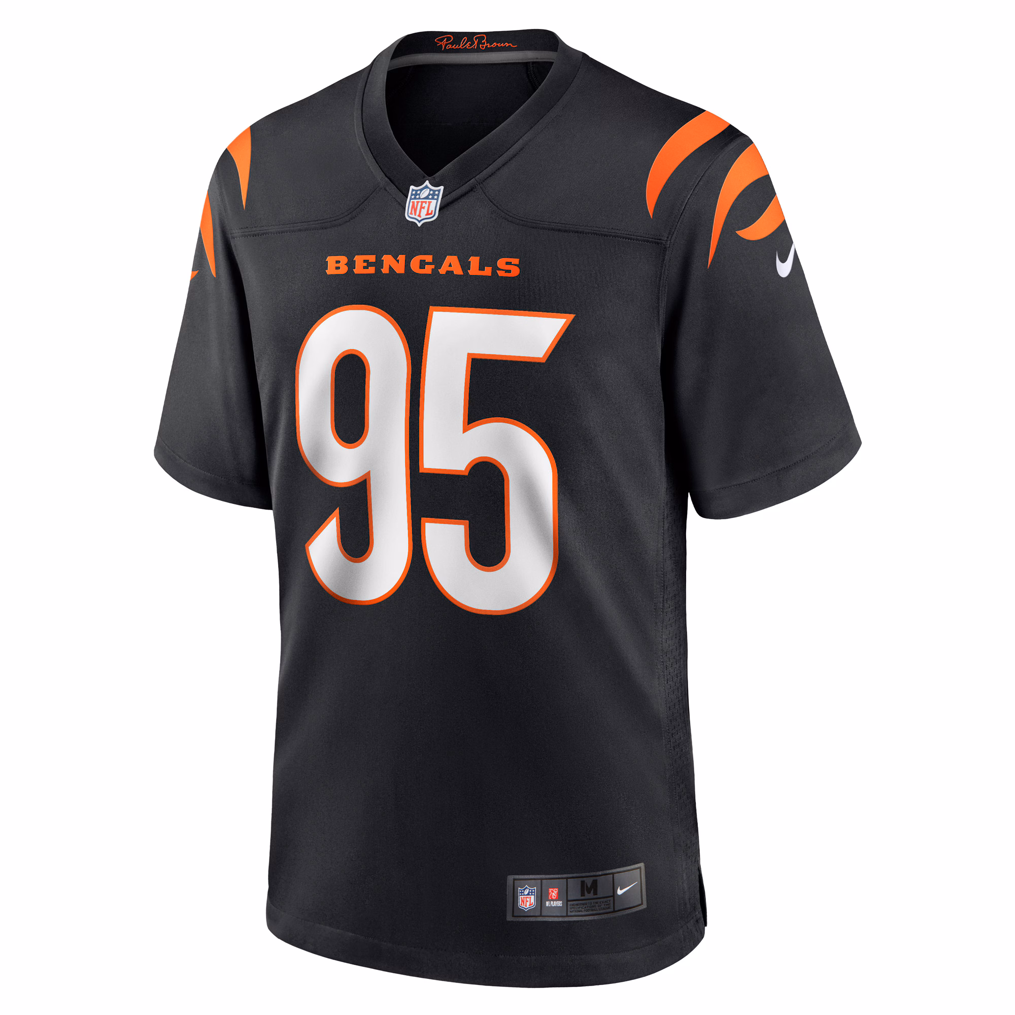 Zach Carter Cincinnati Bengals Game Player Jersey - Black