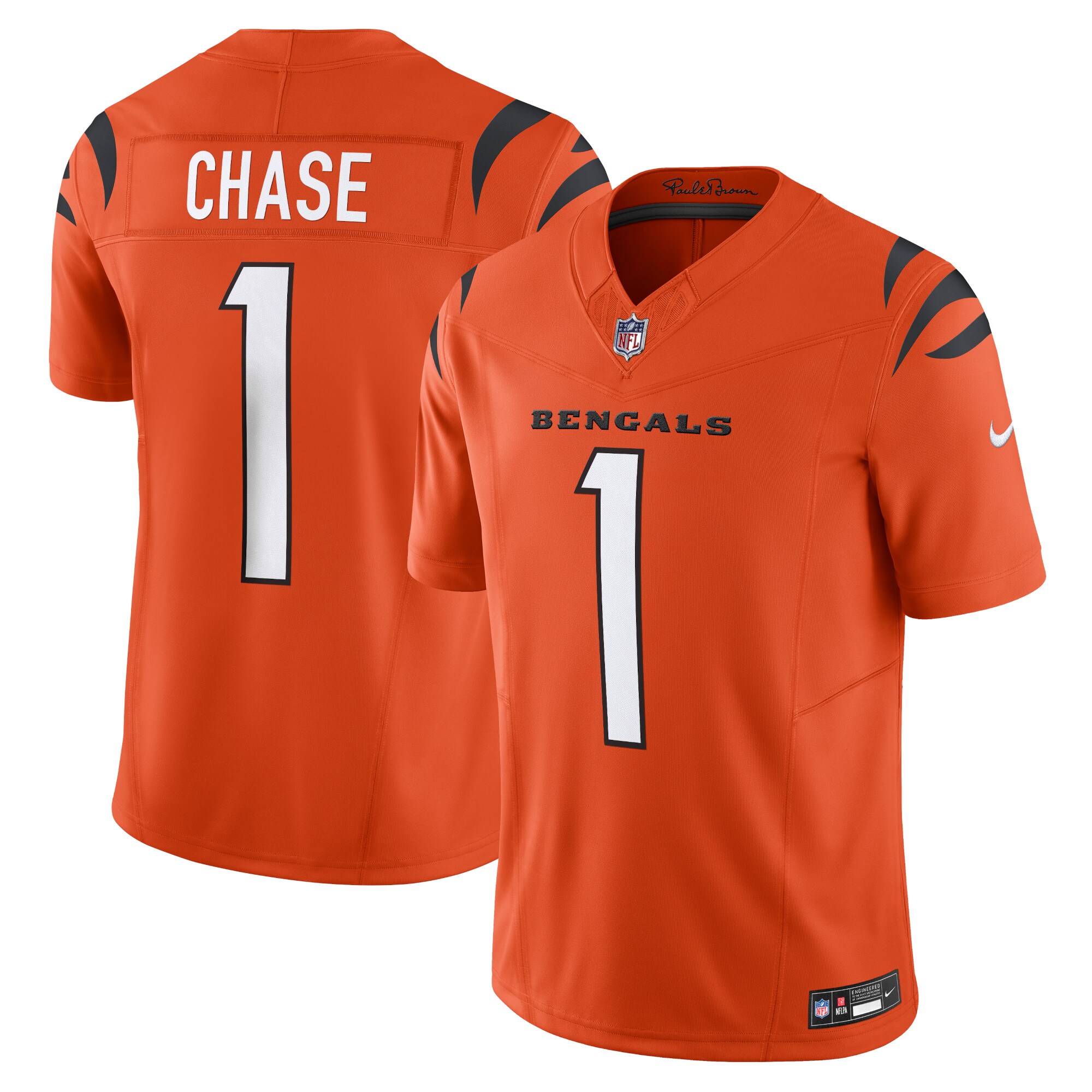 Ja'Marr Chase Cincinnati Bengals  Vapor F.U.S.E. Limited Jersey - Orange