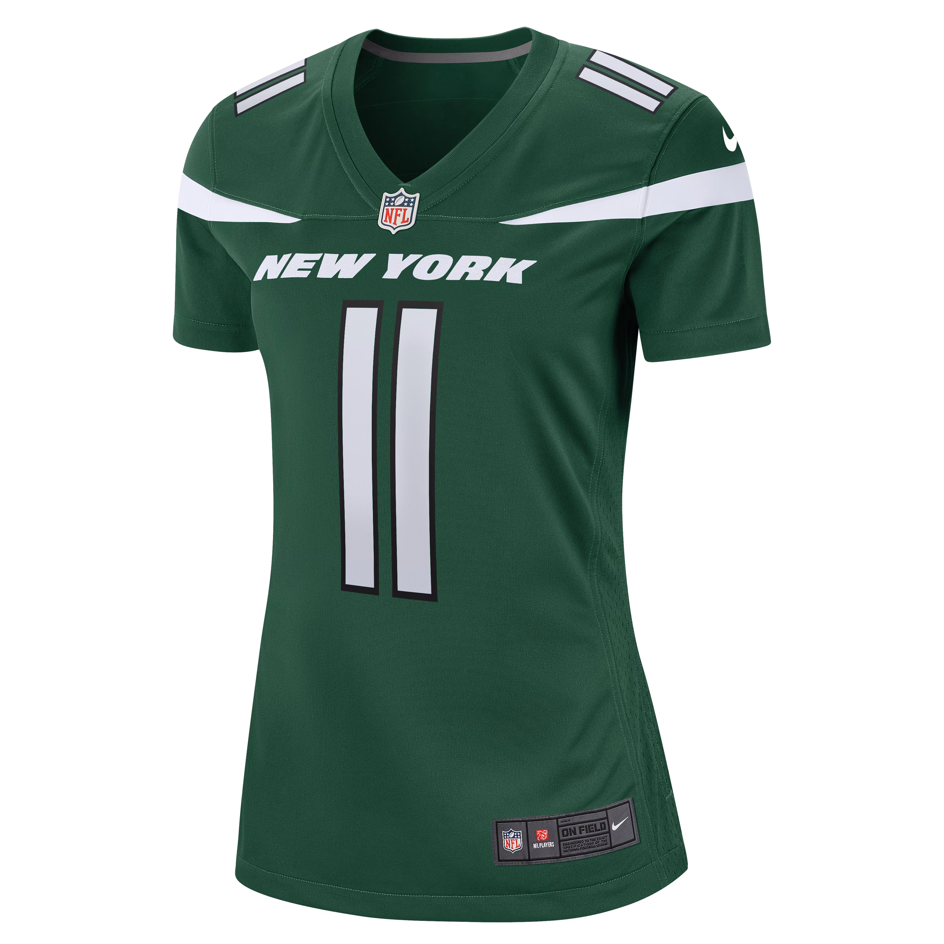Jermaine Johnson II New York Jets Women's Classic Alternate Player Game Jersey - White