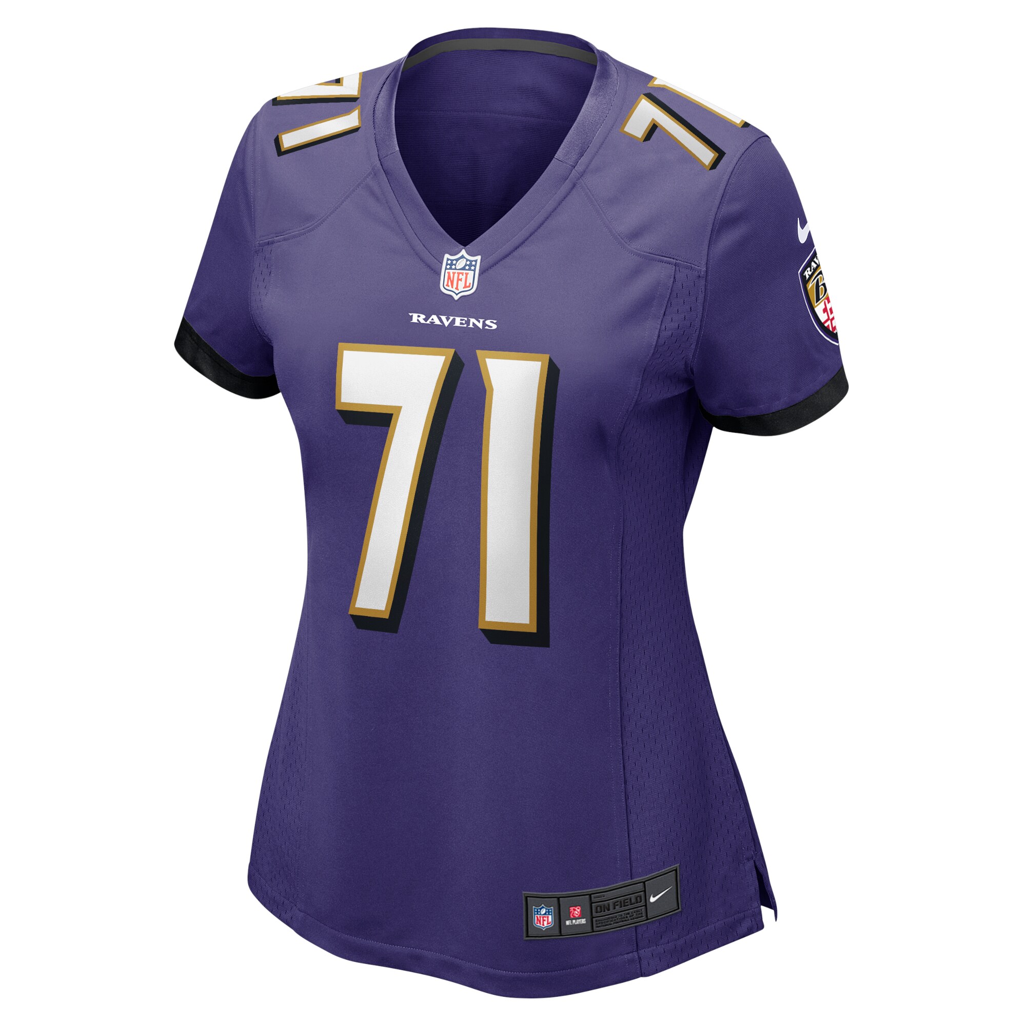 Ja'Wuan James Baltimore Ravens  Women's Player Game Jersey - Purple