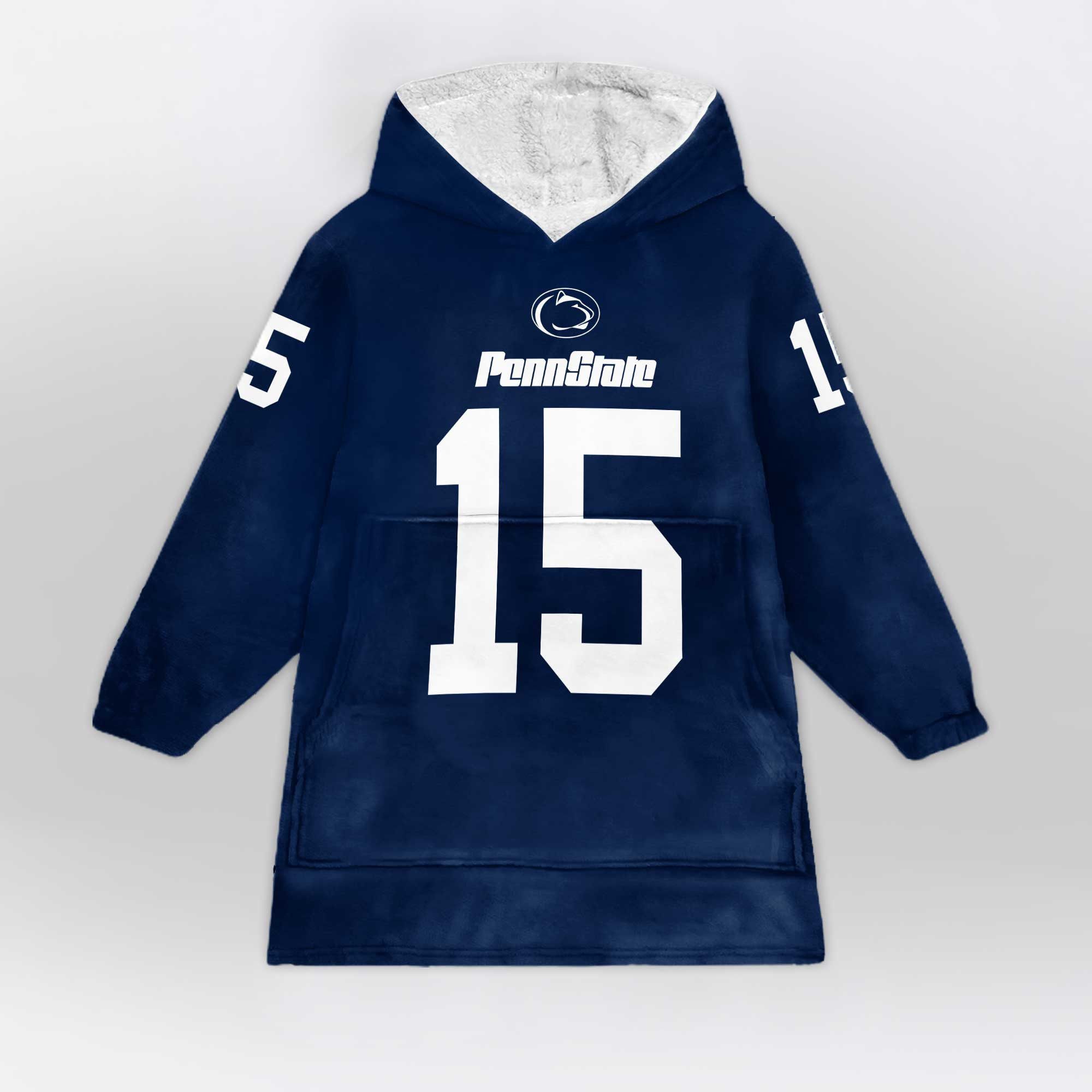 Adult 15 Penn State Football Unisex Blanket Hoodie
