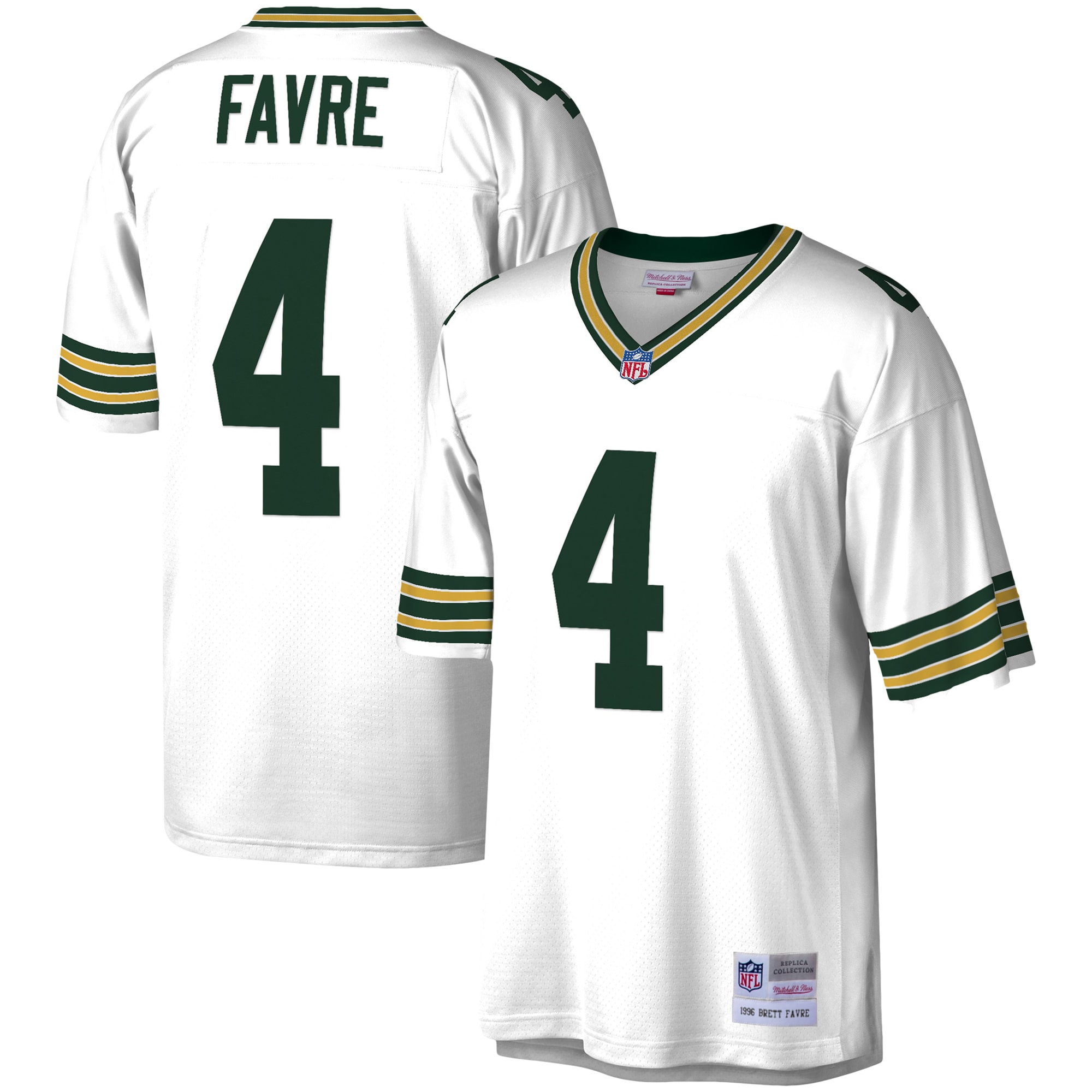 Brett Favre Green Bay Packers  1996 Legacy Replica Jersey - White
