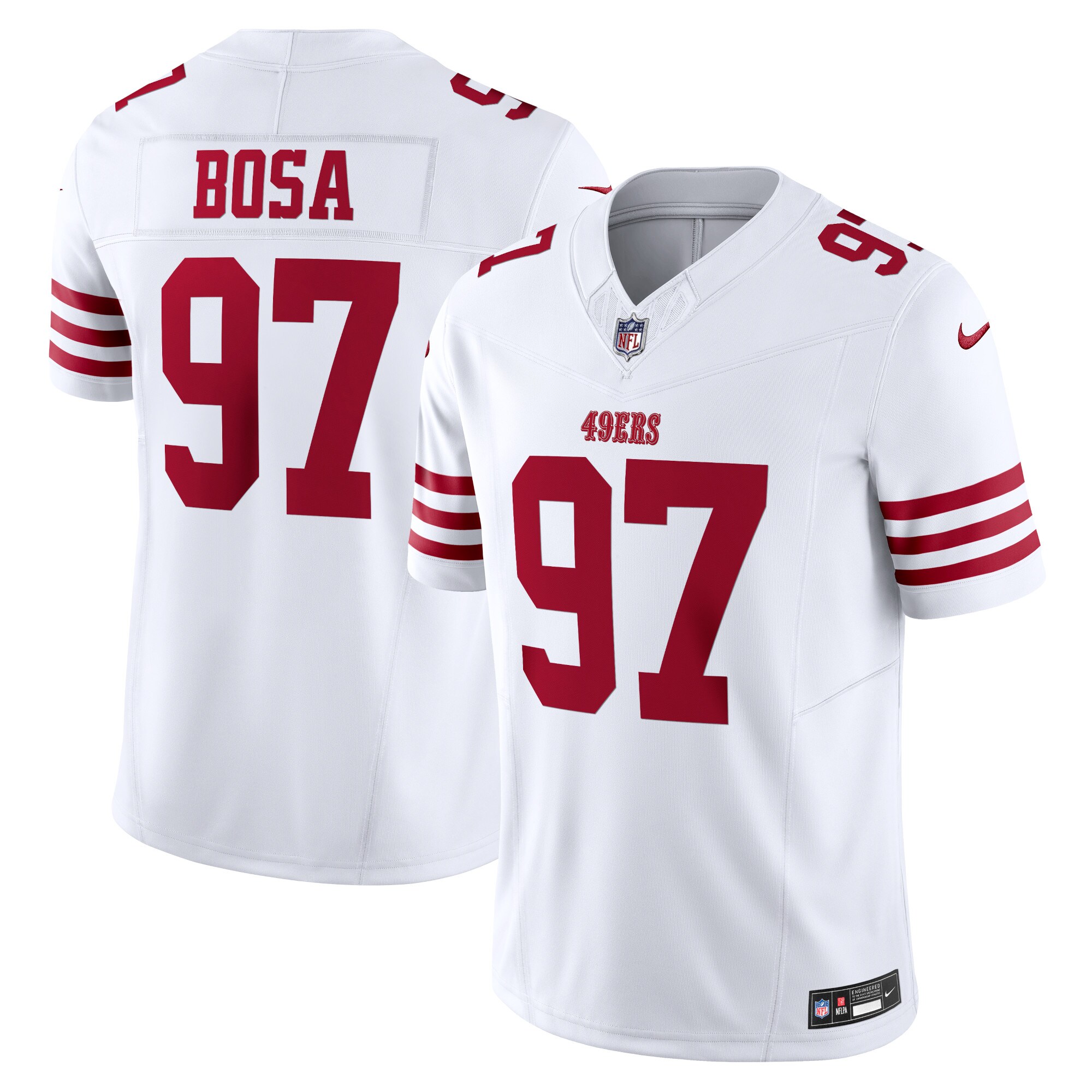 Nick Bosa San Francisco 49ers  Vapor F.U.S.E. Limited Jersey - White