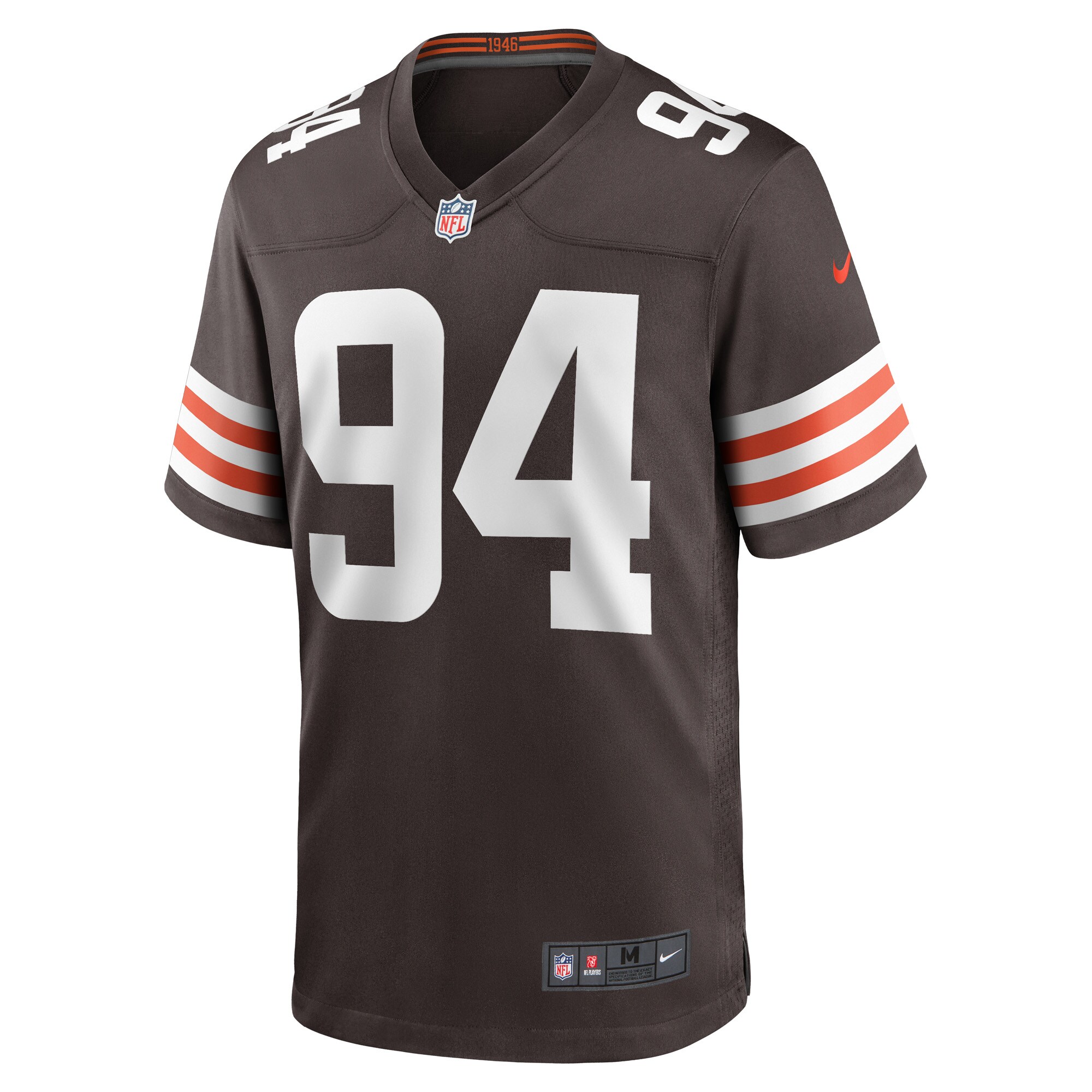 Alex Wright Cleveland Browns  Game Player Jersey - Brown