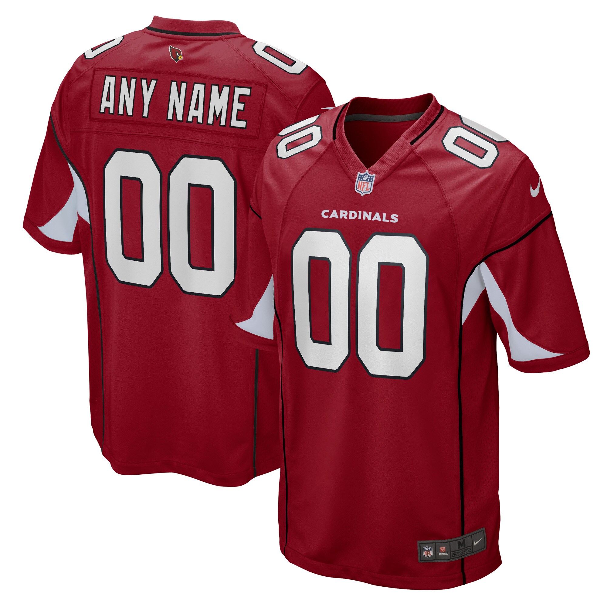 Arizona Cardinals  Youth Team Custom Game Jersey - Cardinal