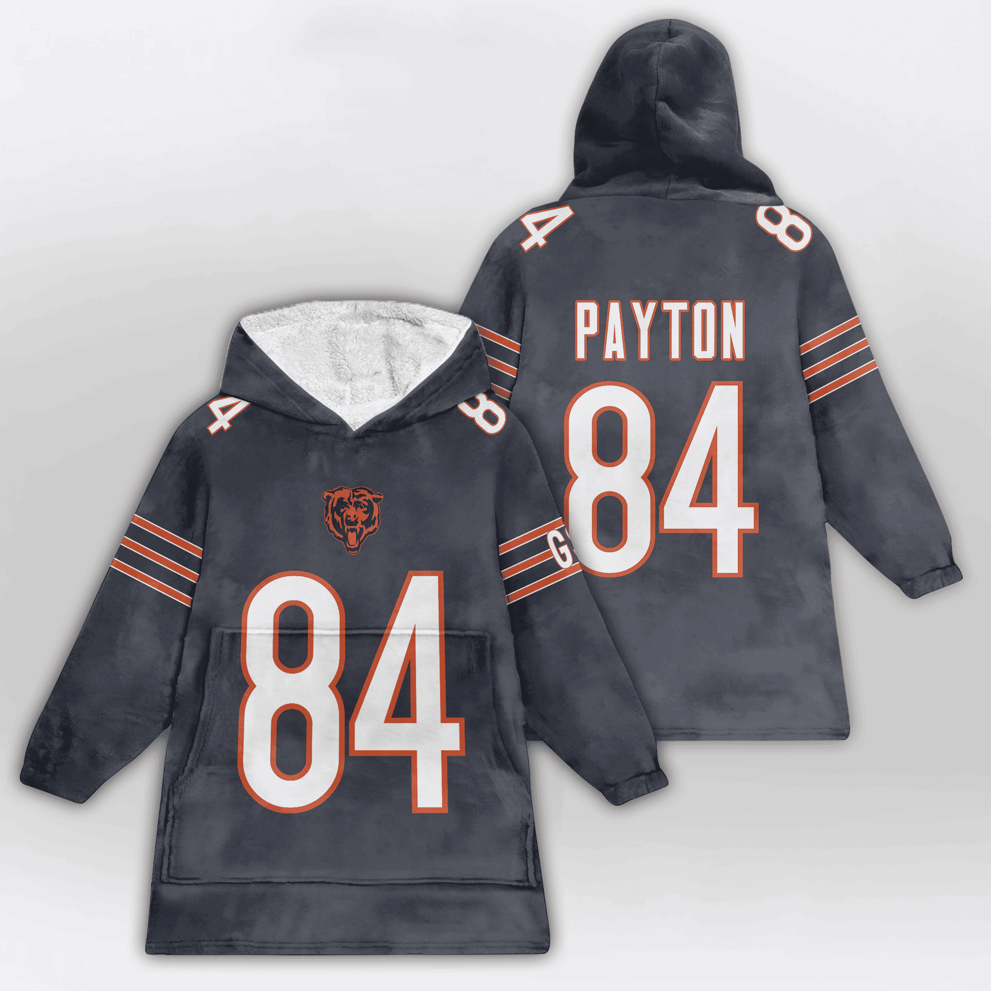 Adult 84 Chicago Football Unisex Blanket Hoodie