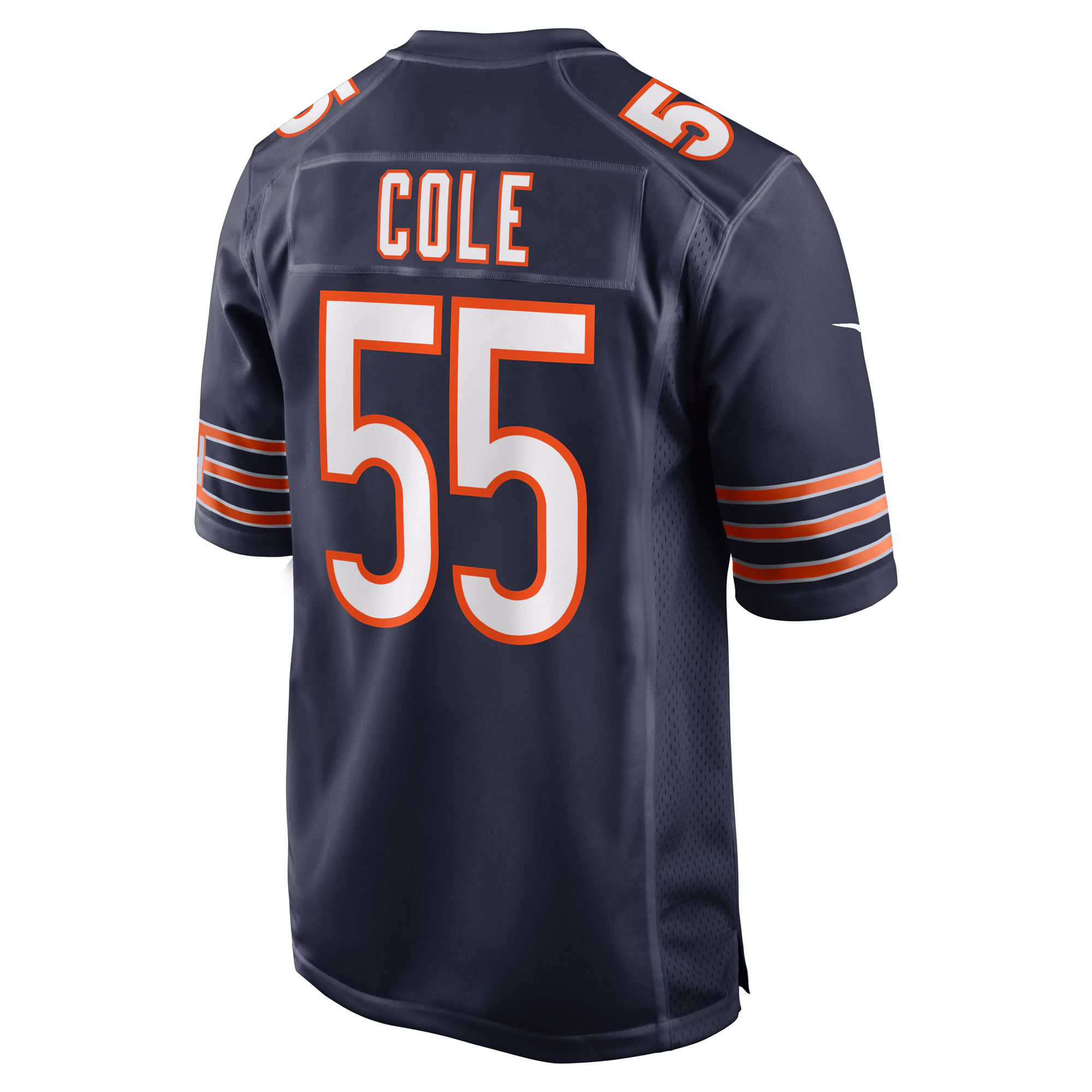 Dylan Cole Chicago Bears Game Jersey - Navy