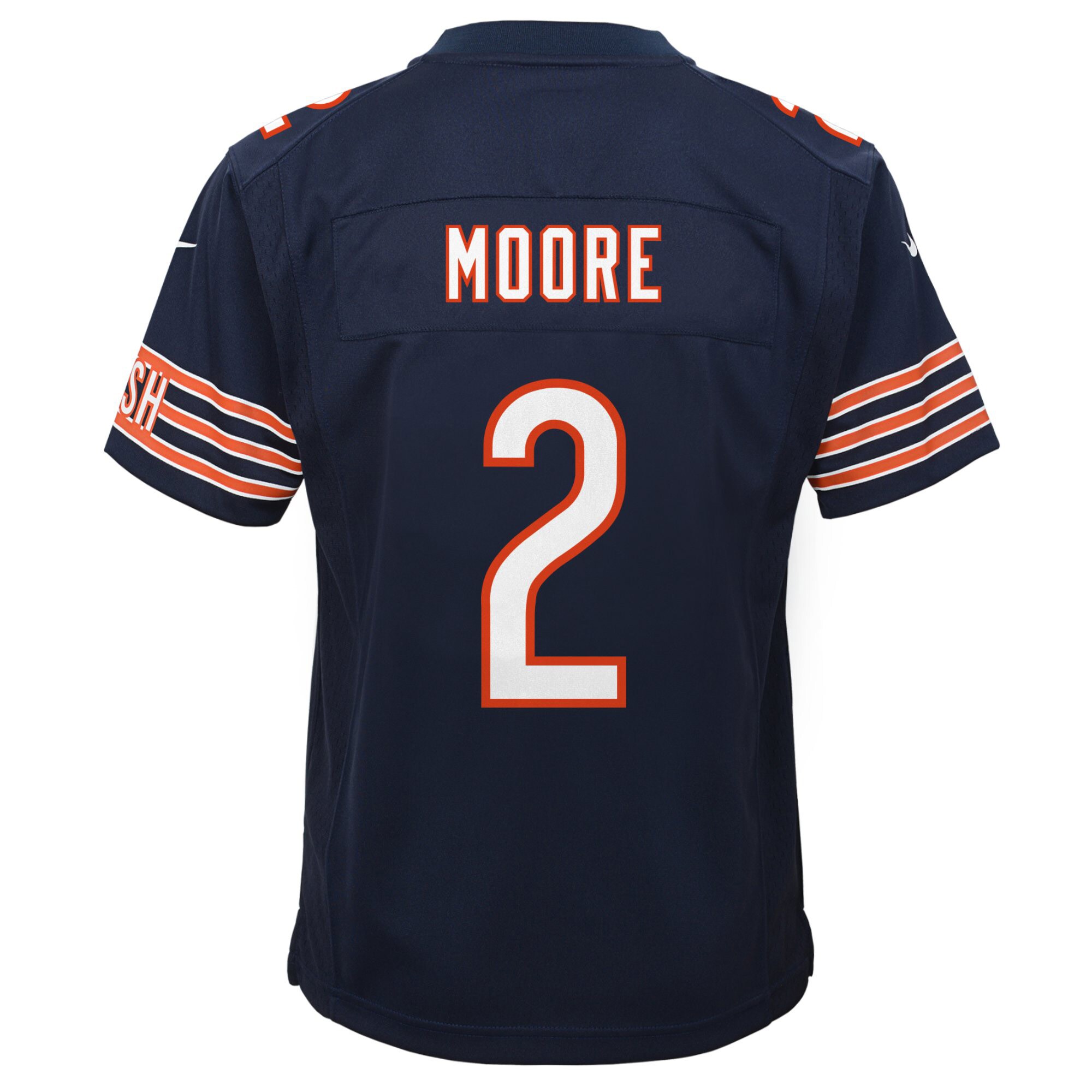 D.J. Moore Chicago Bears  Youth Game Jersey - Navy