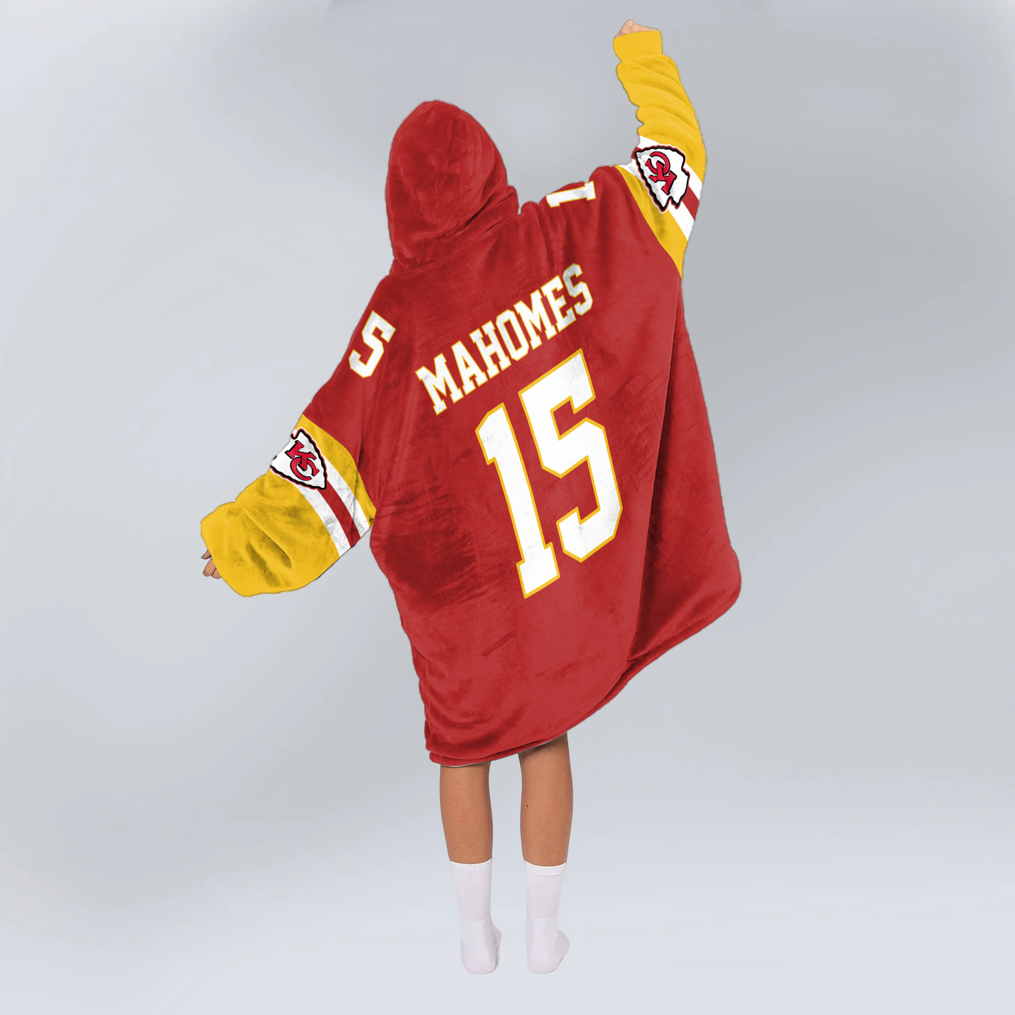 Adult PM 15 Kansas City Football Unisex Blanket Hoodie