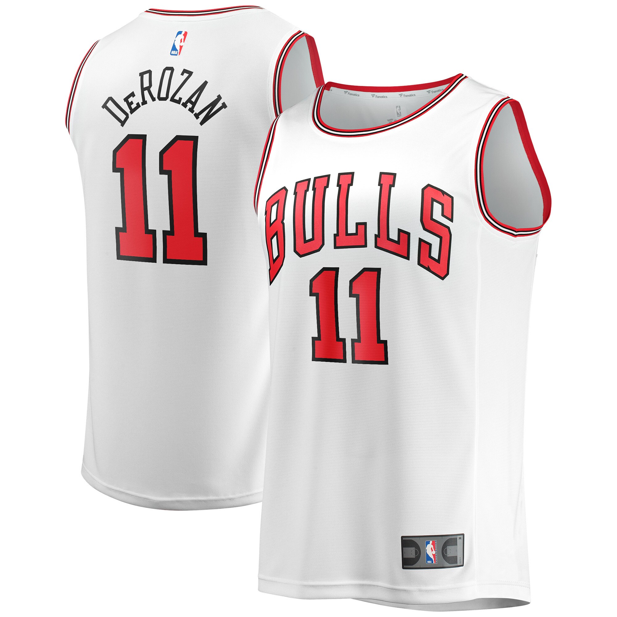 DeMar DeRozan Chicago Bulls  Fast Break Replica Jersey - Association Edition - White