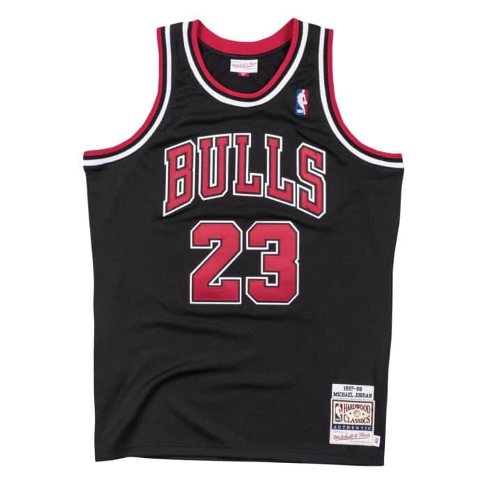 Authentic Jersey Chicago Bulls Alternate 1997-98 Michael