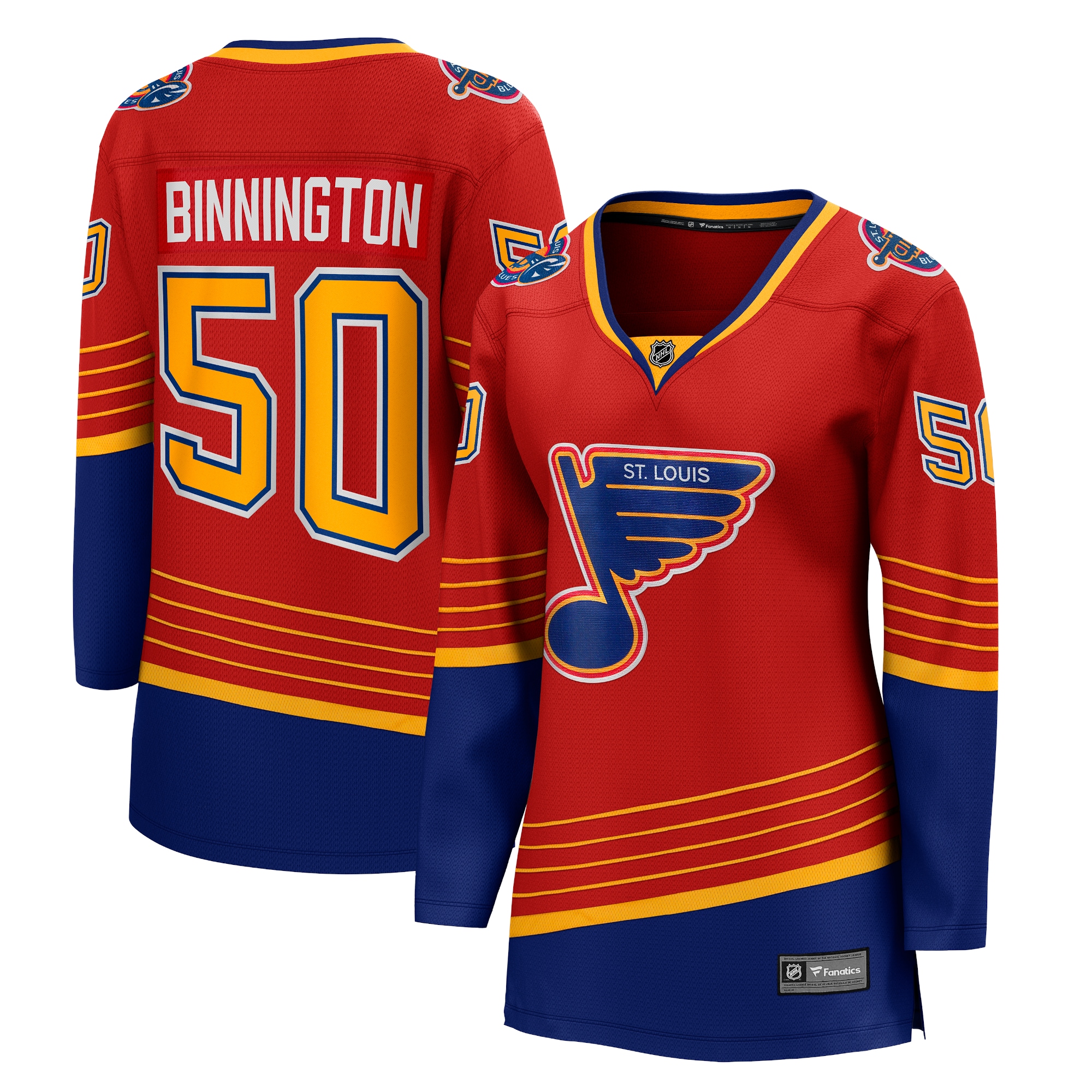Binnington St.Louis Blues Women's 2020/21 Special Edition Breakaway Player Jersey - Red