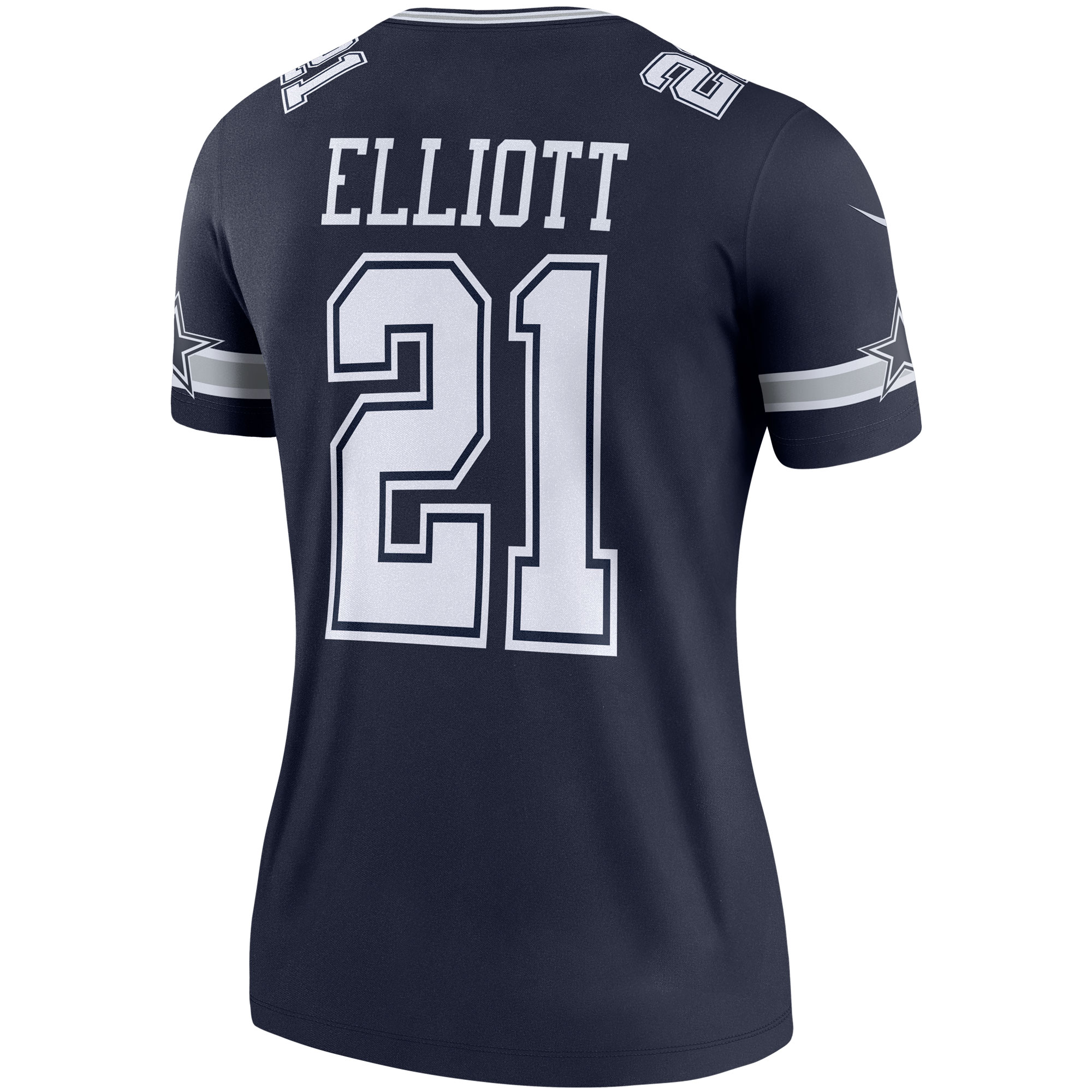 Ezekiel Elliott Dallas Cowboys  Women's Legend Player Jersey - Navy