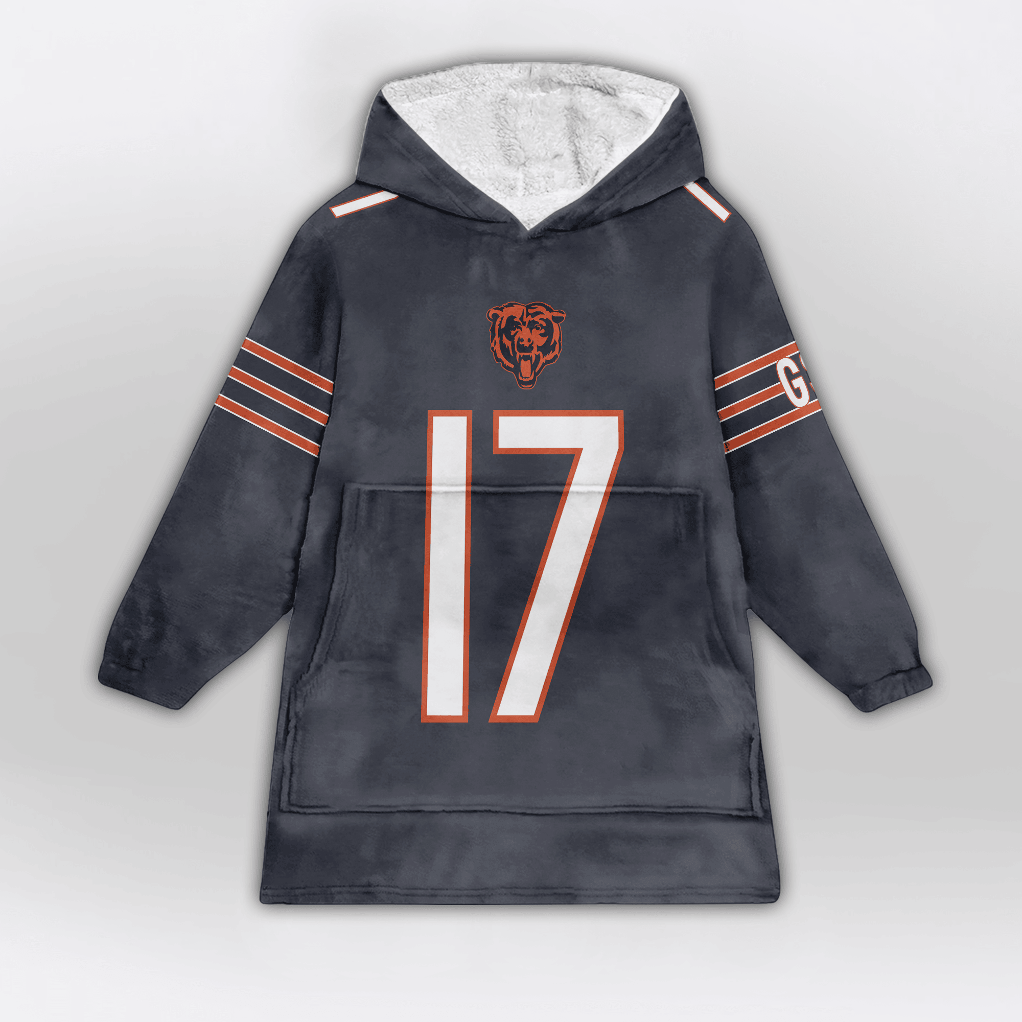 Kid T.B 17 Chicago Football Unisex Blanket Hoodie