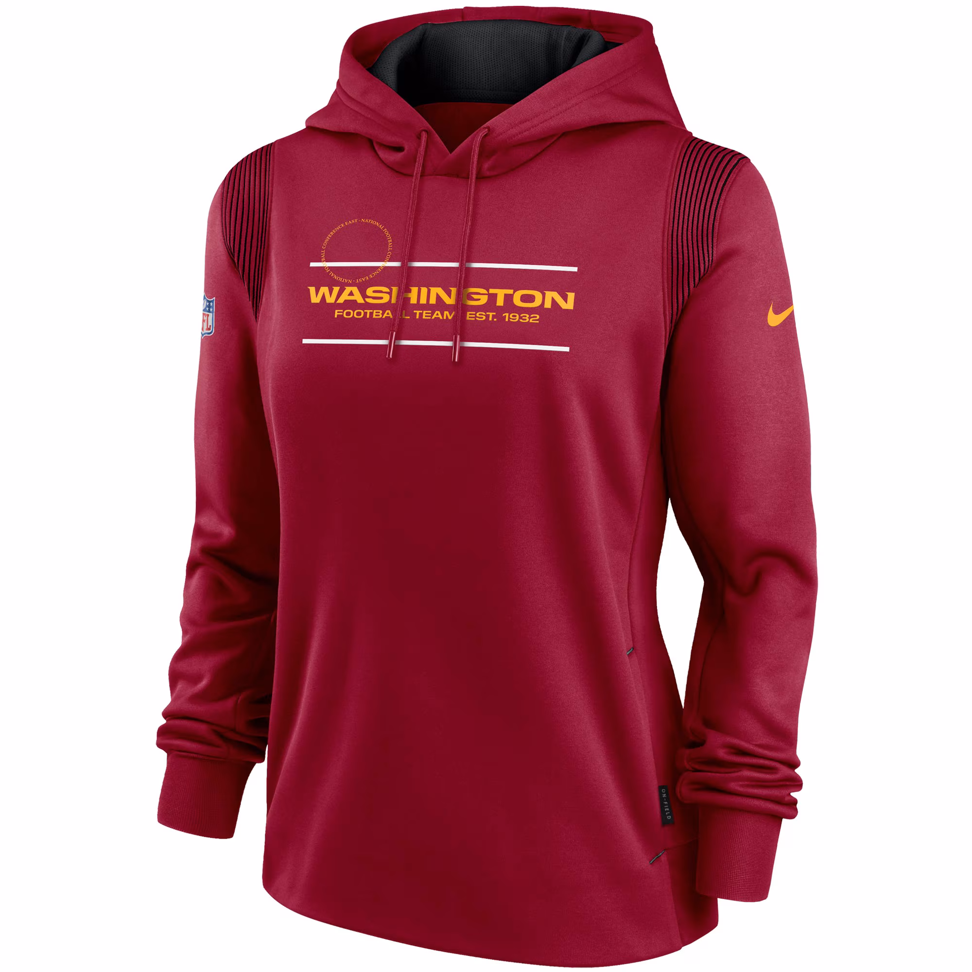 Washington Football Team Women's Sideline Performance Pullover Hoodie - Burgundy