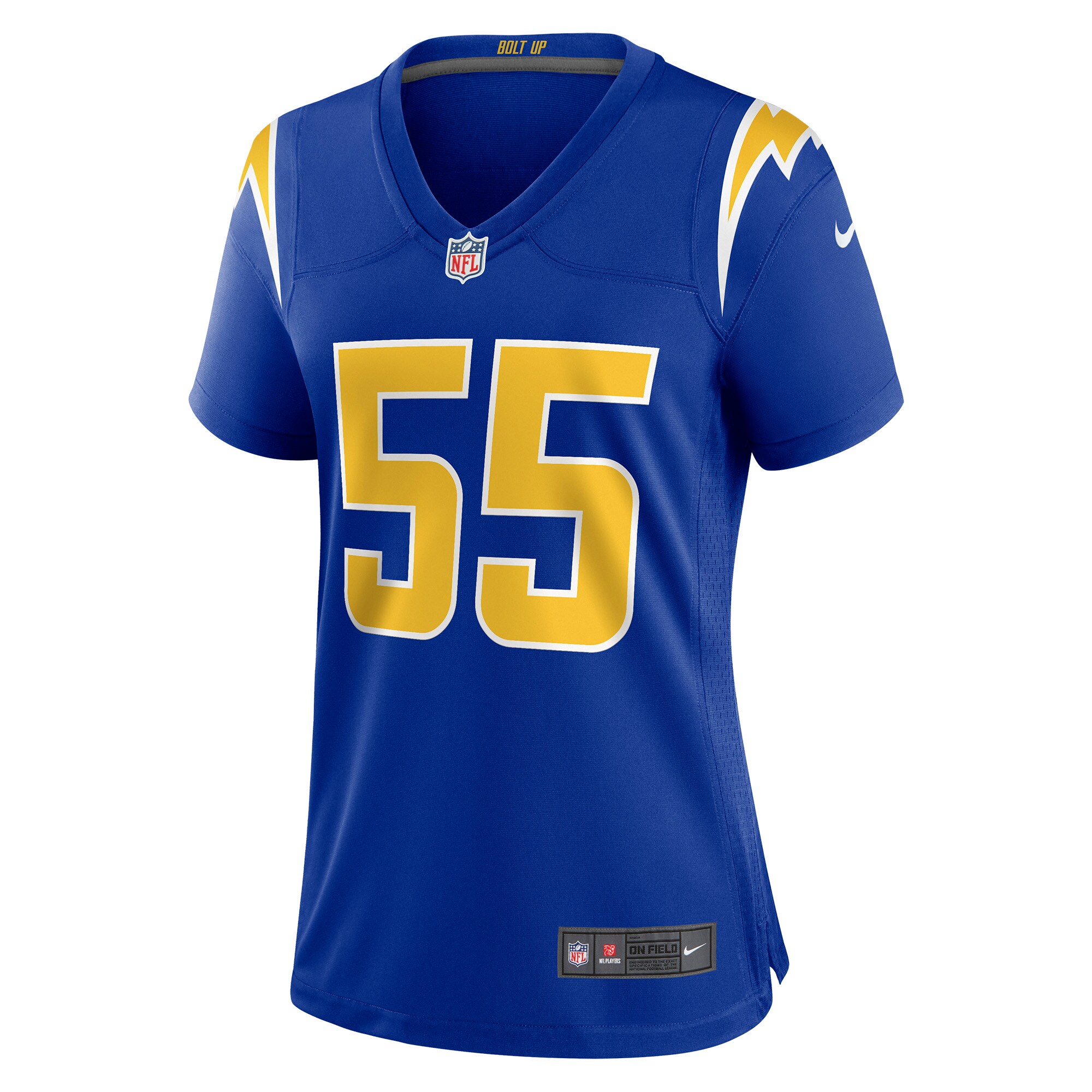 Junior Seau Los Angeles Chargers Women's Game Retired Player Jersey - Powder Blue