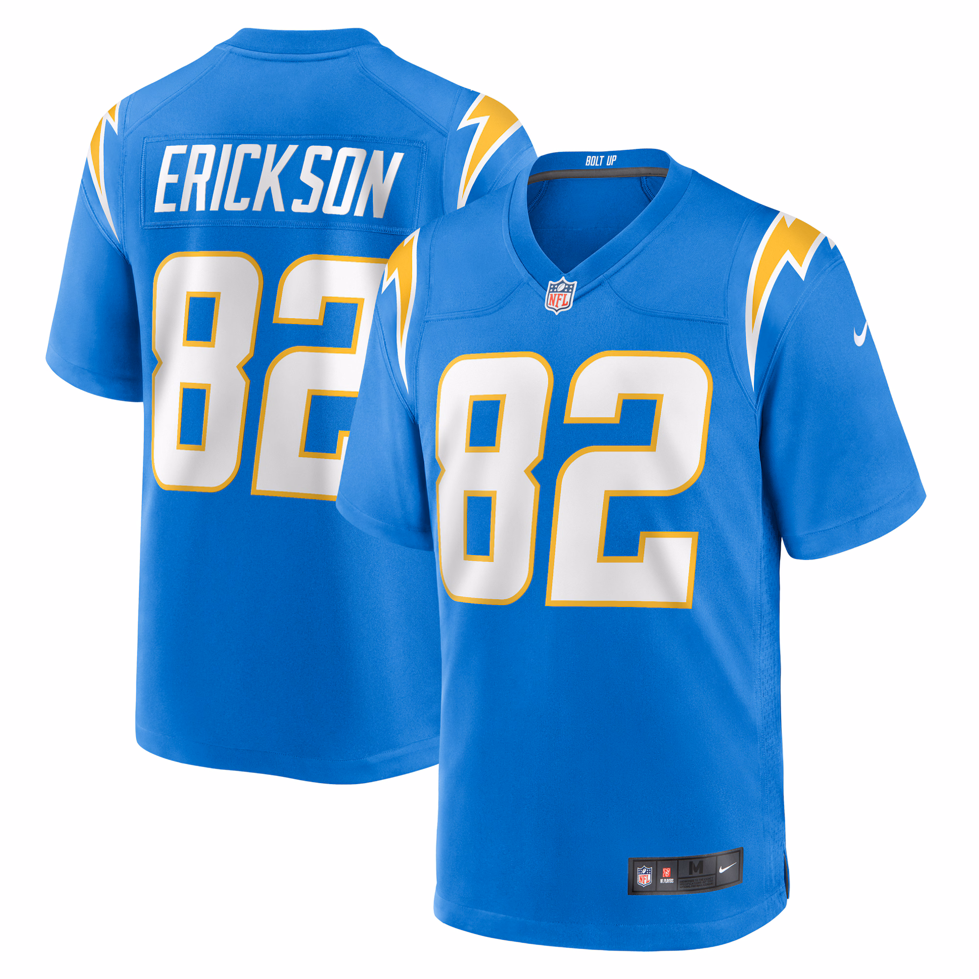 Alex Erickson Los Angeles Chargers Team Game Jersey -  Powder Blue