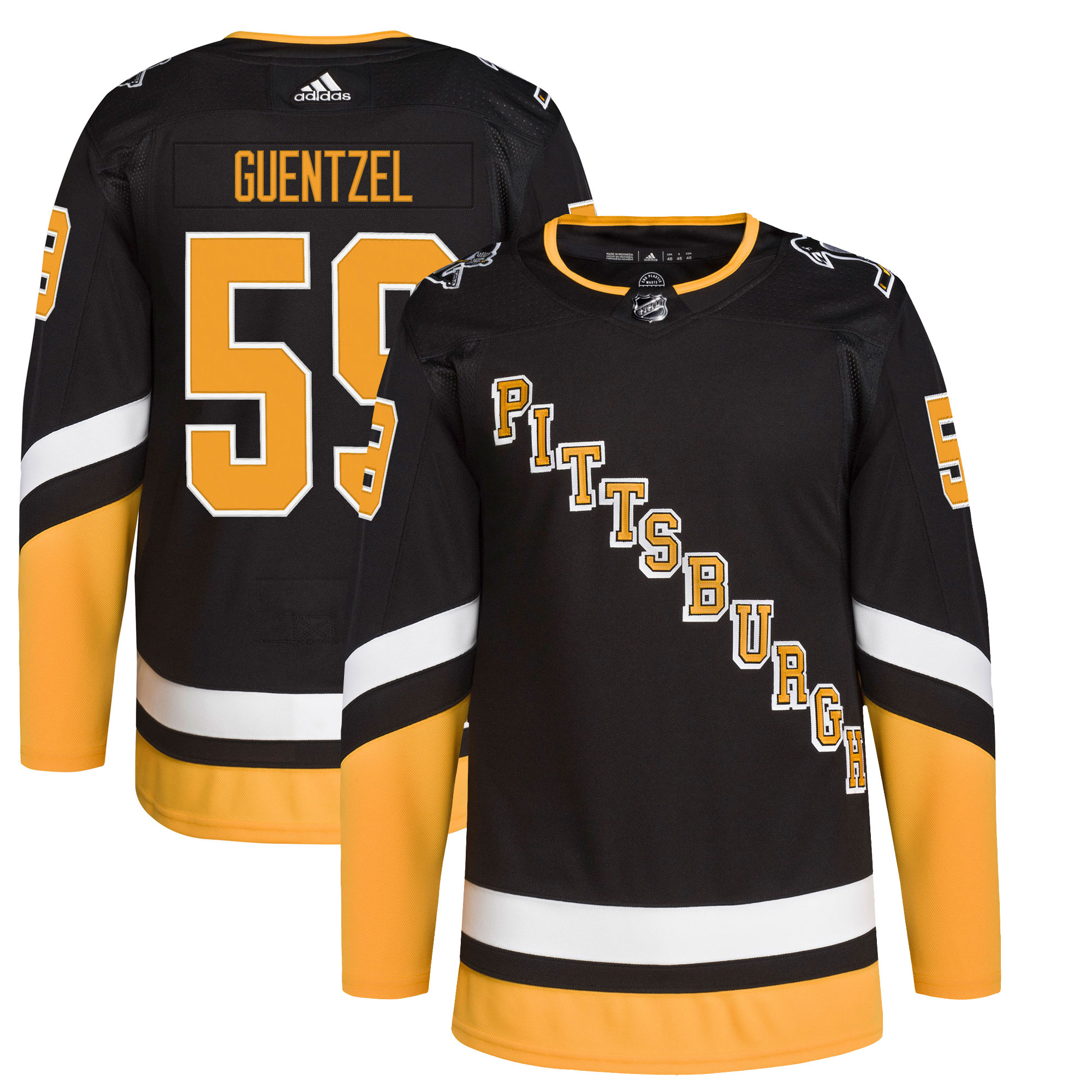 Jake Guentzel Pittsburgh Penguins  2021/22 Alternate Primegreen Authentic Pro Player Jersey - Black