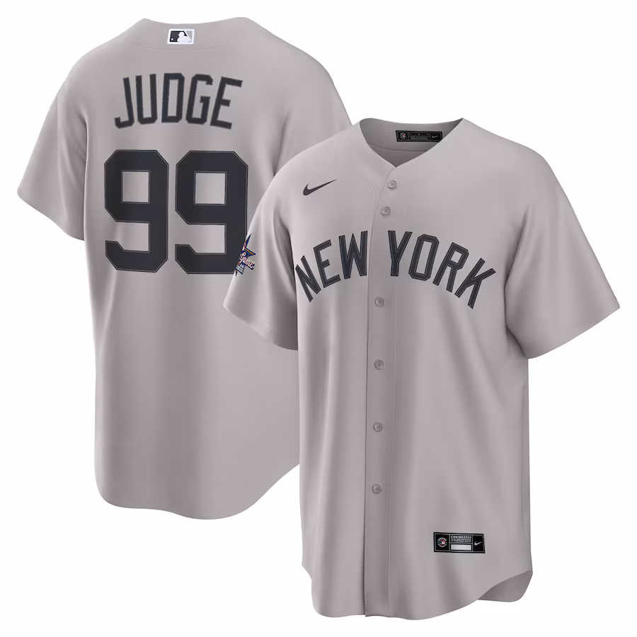Aaron Judge New York Yankees 2025 MLB All-Star Game Road Limited Player Jersey - Gray