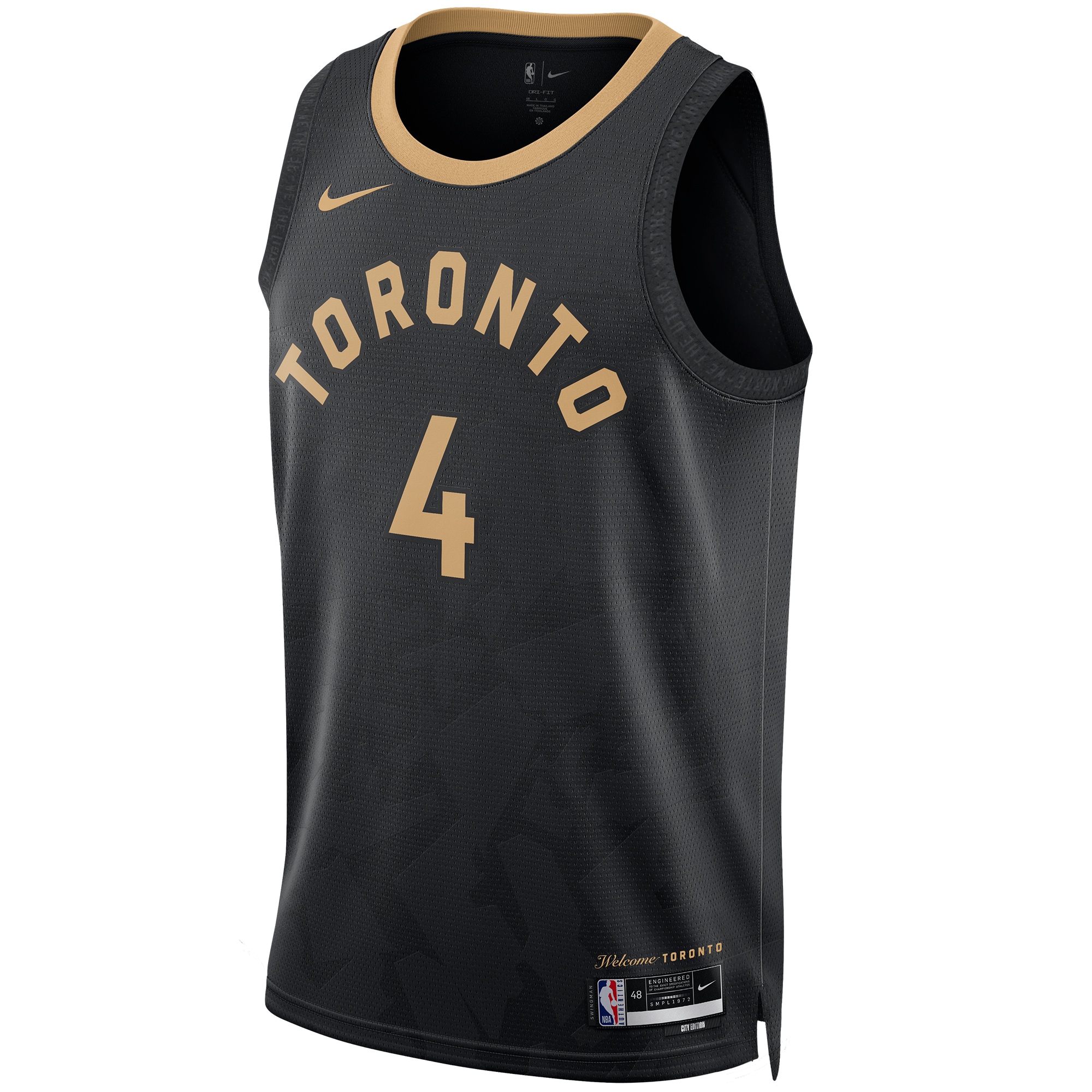 Scottie Barnes Toronto Raptors Unisex 2022/23 Swingman Jersey - City Edition - Black
