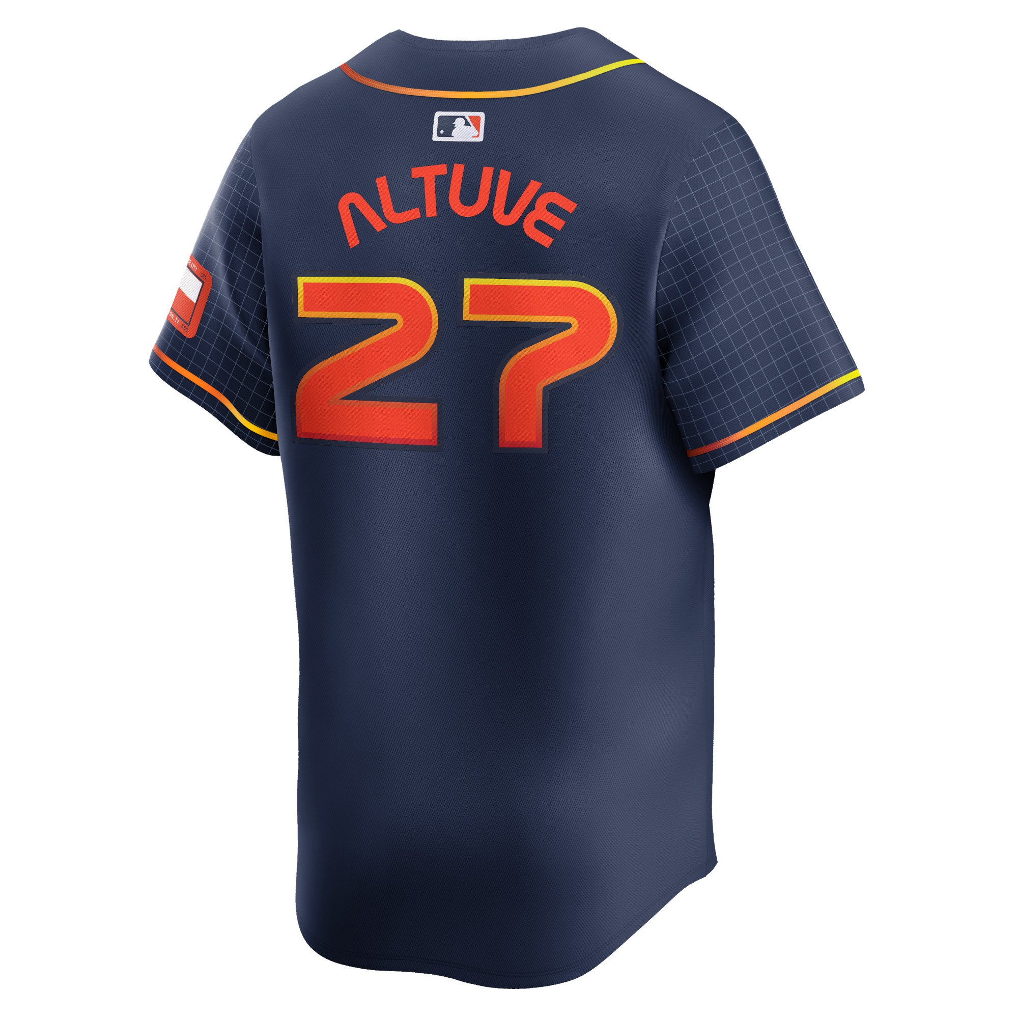 Men's Houston Astros Jose Altuve  Navy City Connect Limited Player Jersey