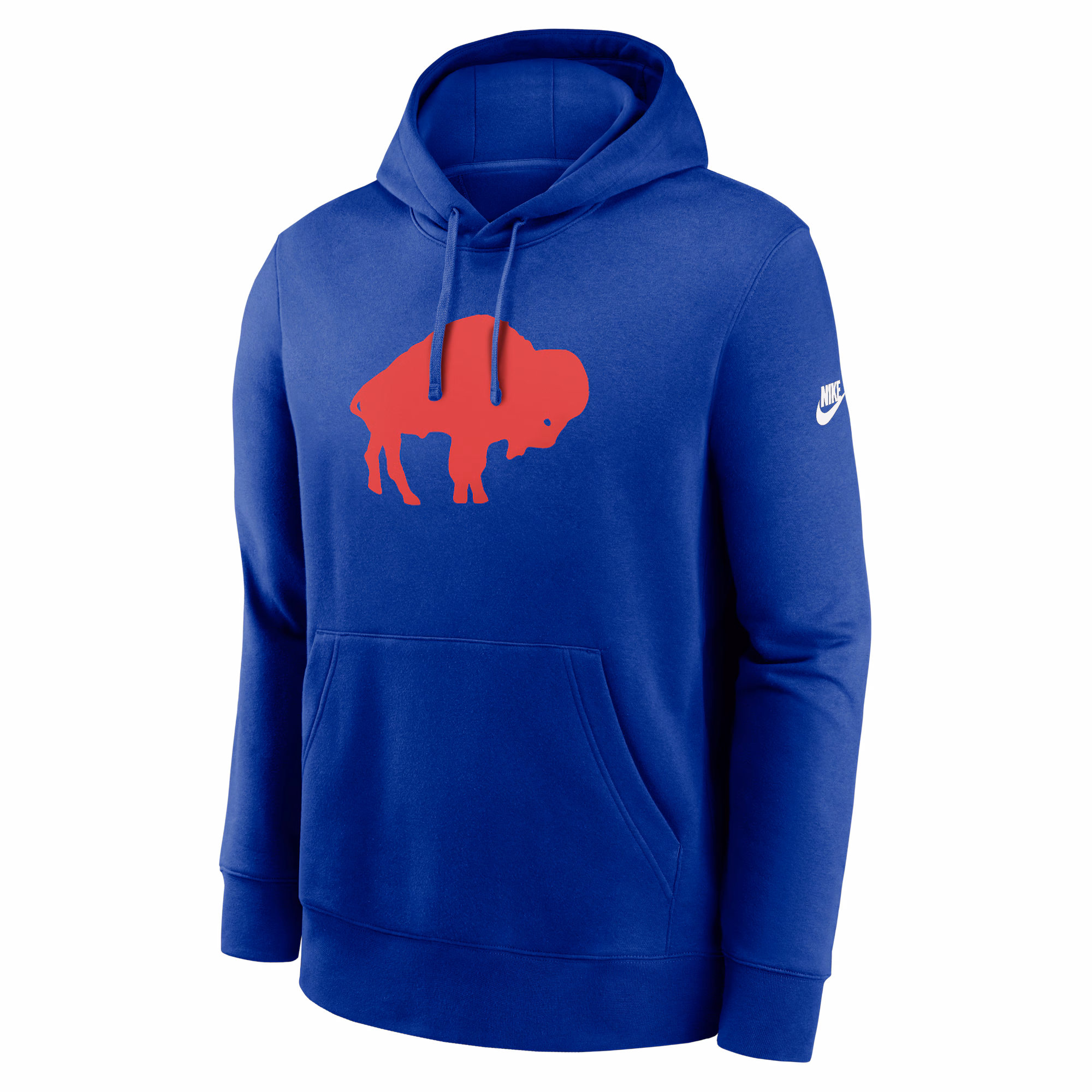 Buffalo Bills Rewind Club Logo Pullover Hoodie - Royal
